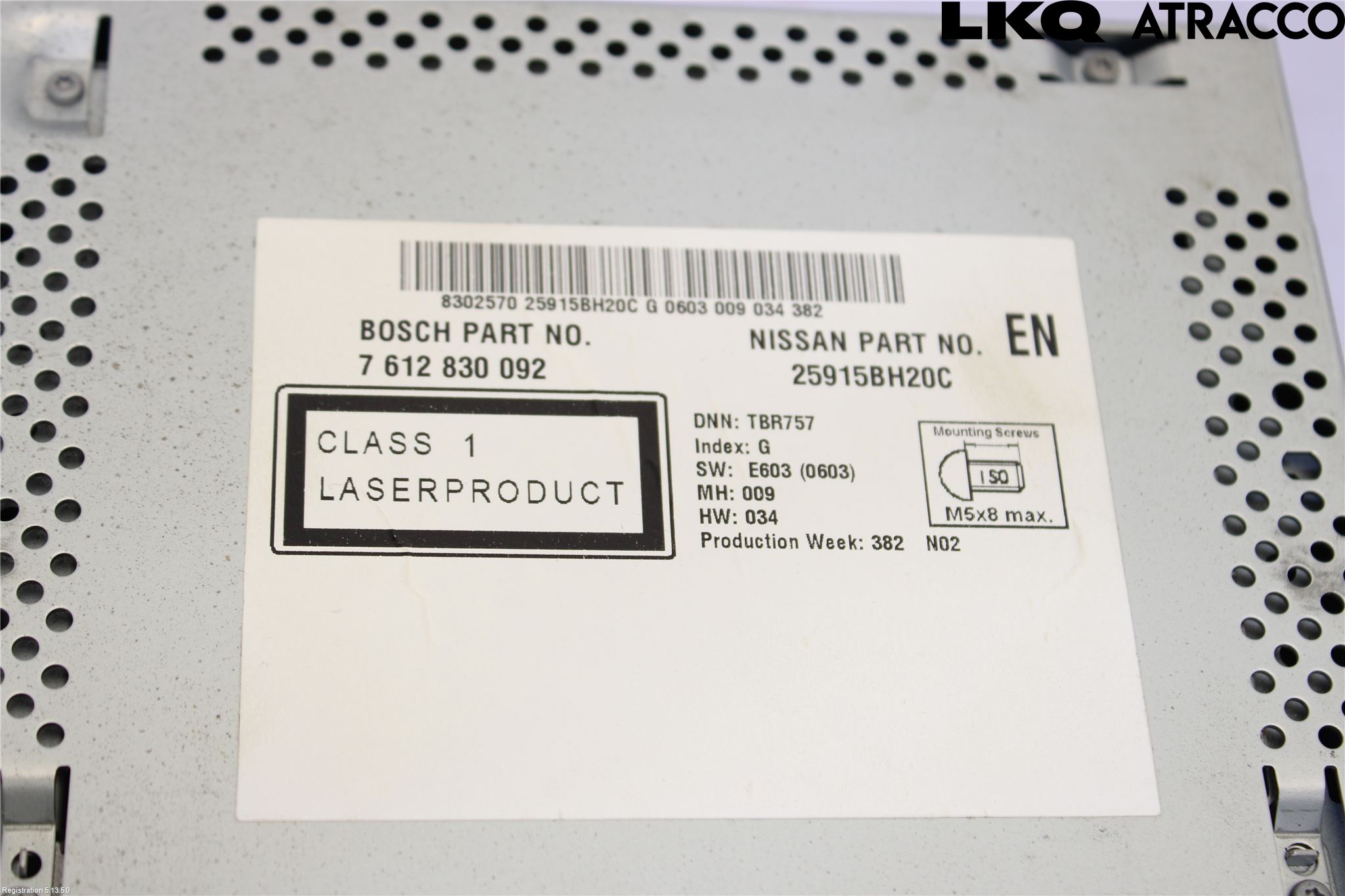 Nissan QASHQAI+2  10-14 Cd Radio - Multimediapanel