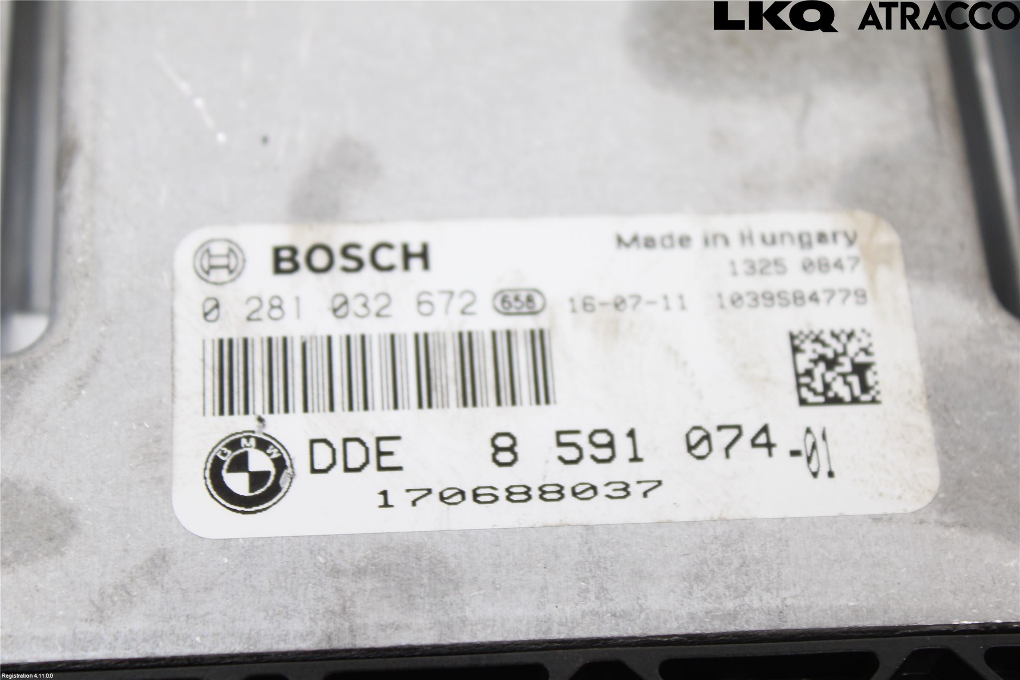 BMW 5 F10/F11/F18 09-17 Styrenhet Inspump Diesel