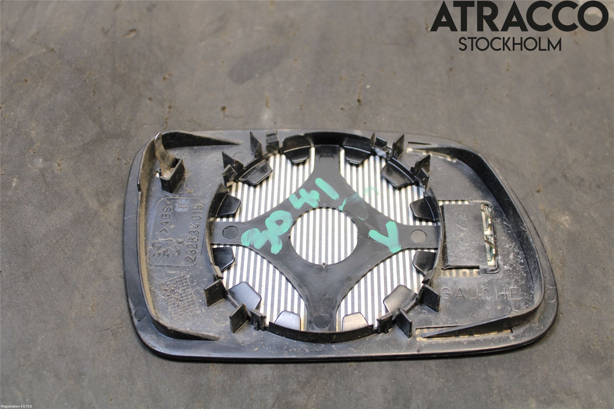 Peugeot 407 Spegelglas Vä