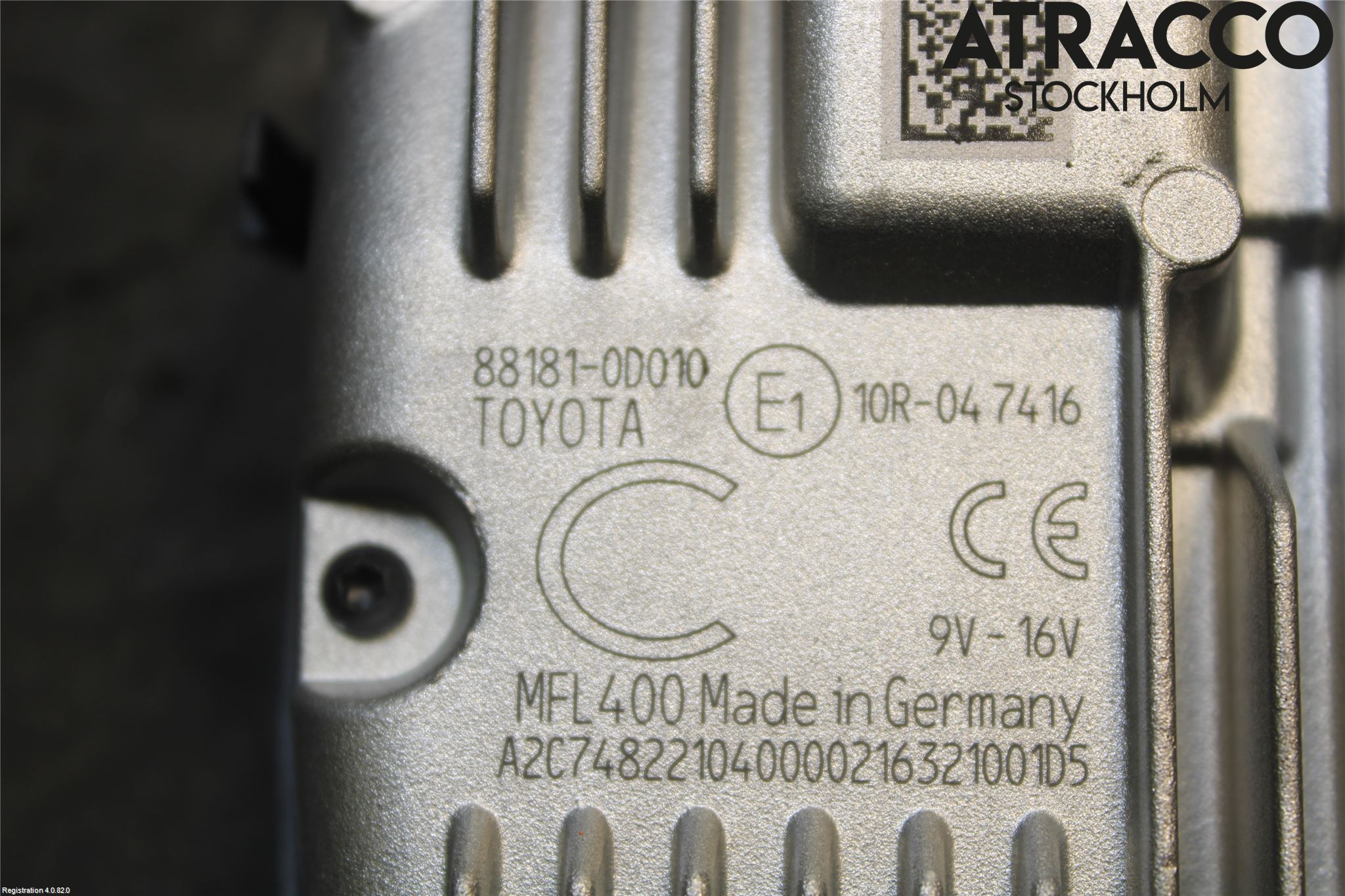 Toyota YARIS XP130 15-20 Sensor Aktivt Kollisionsskydd