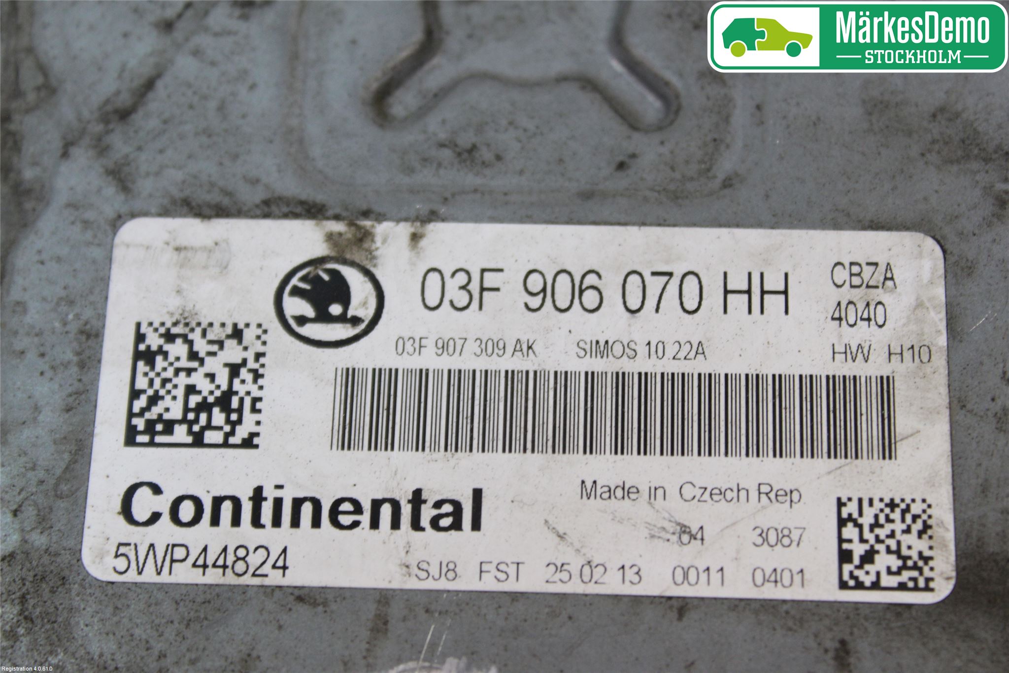 Skoda FABIA 07-14 Styrenhet Insprut Bensin