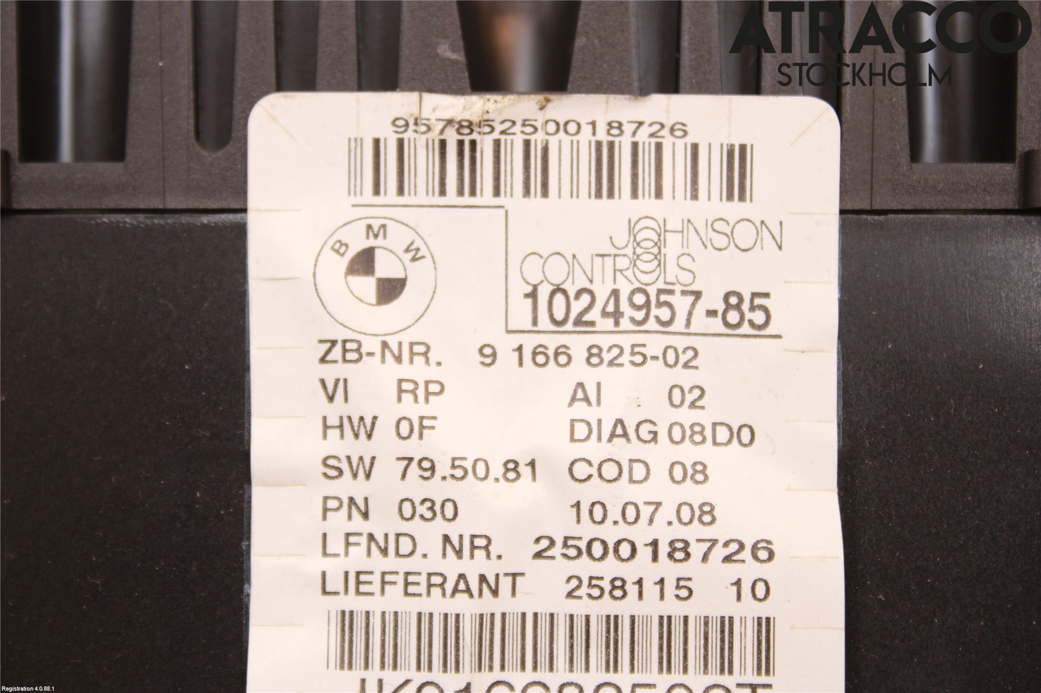 BMW 1 E82/88 Coupé/Cab 06-13 Instrument Komb