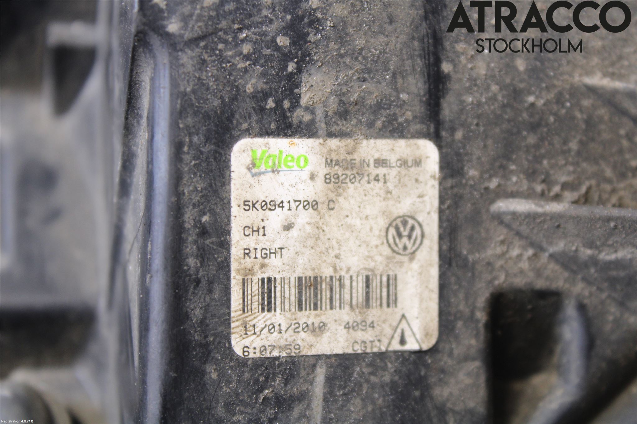 Volkswagen VW GOLF VI 09-13 Dimljus-Varselljus Fram
