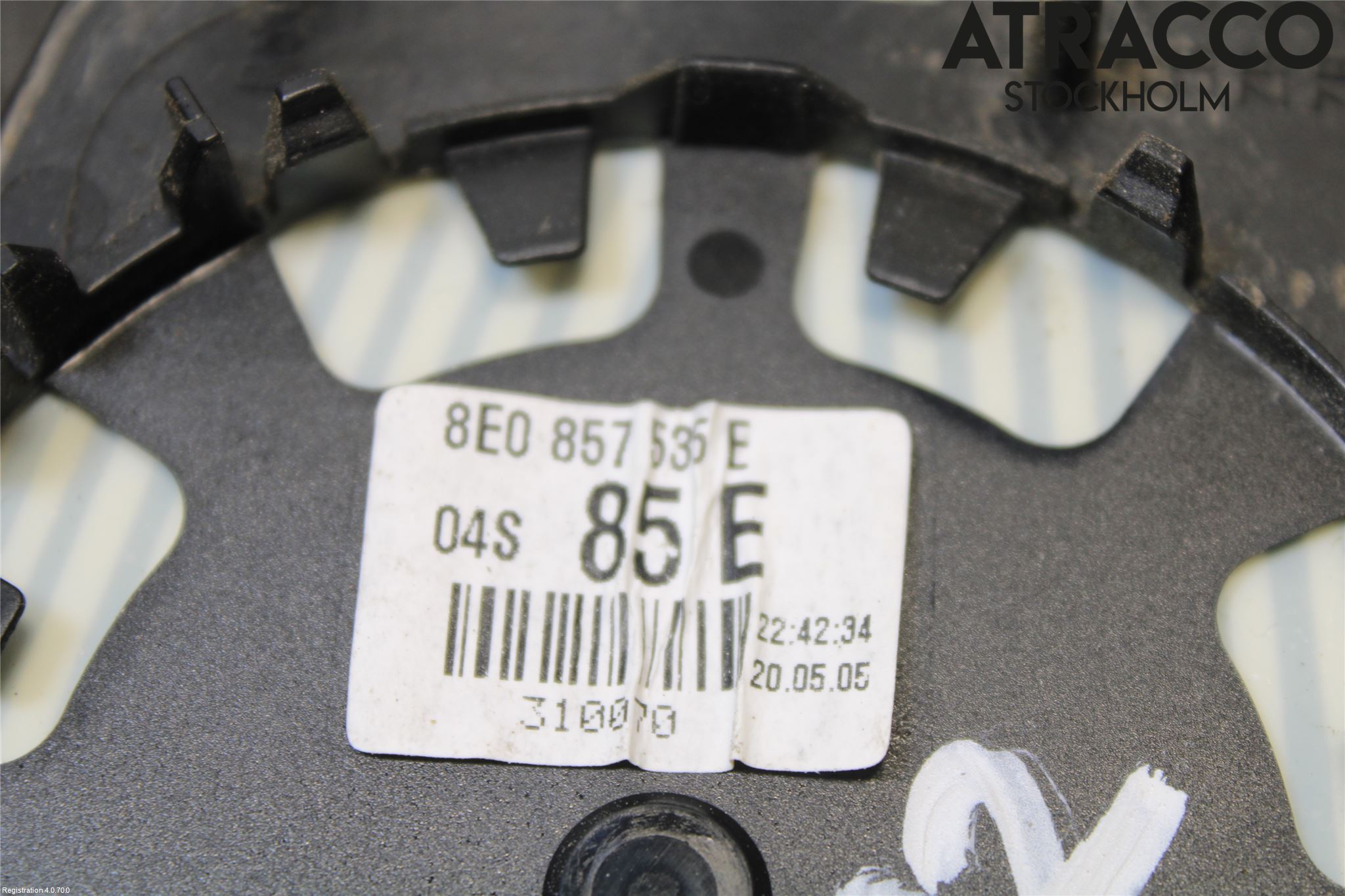 Audi A4/S4 05-07 Spegelglas Vä