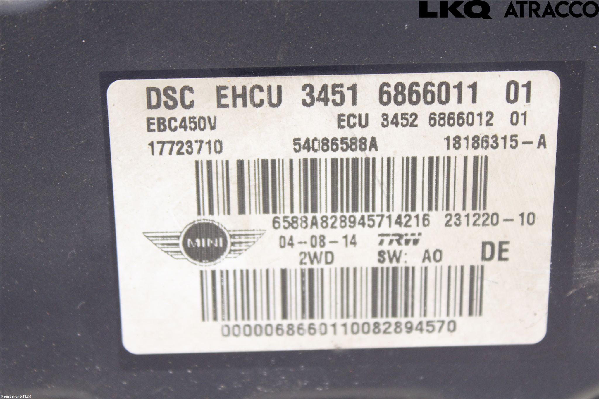 Mini COUNTRYMAN R60 11-16 Abs Hydraulaggregat