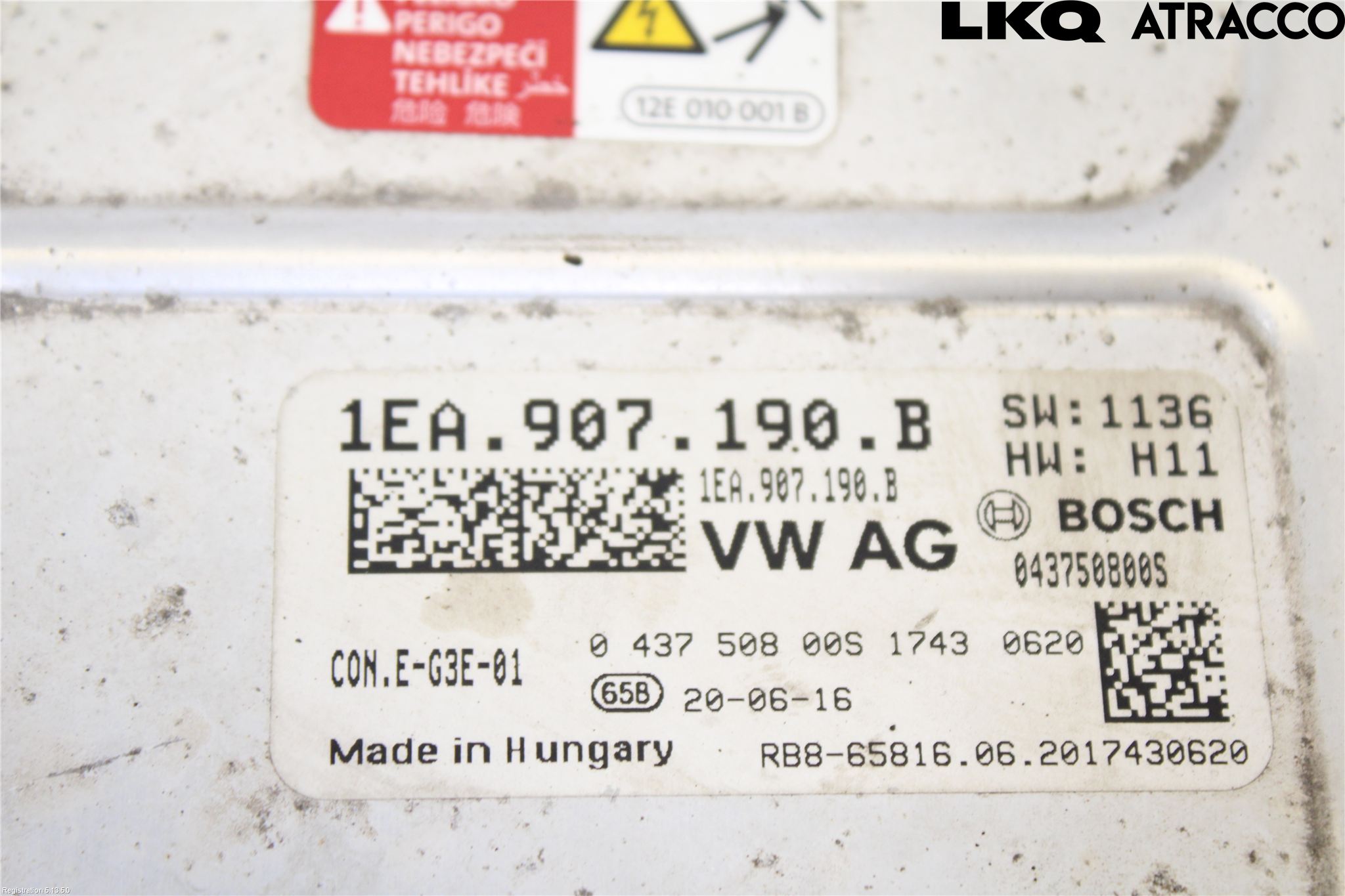 Volkswagen VW ID.3 21- Dc-Cd Omvandlare Hybrid