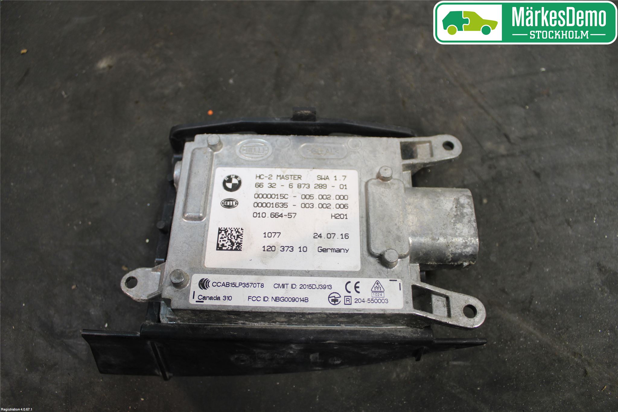 BMW X5 F15 13-18 Sensor Aktivt Kollisionsskydd