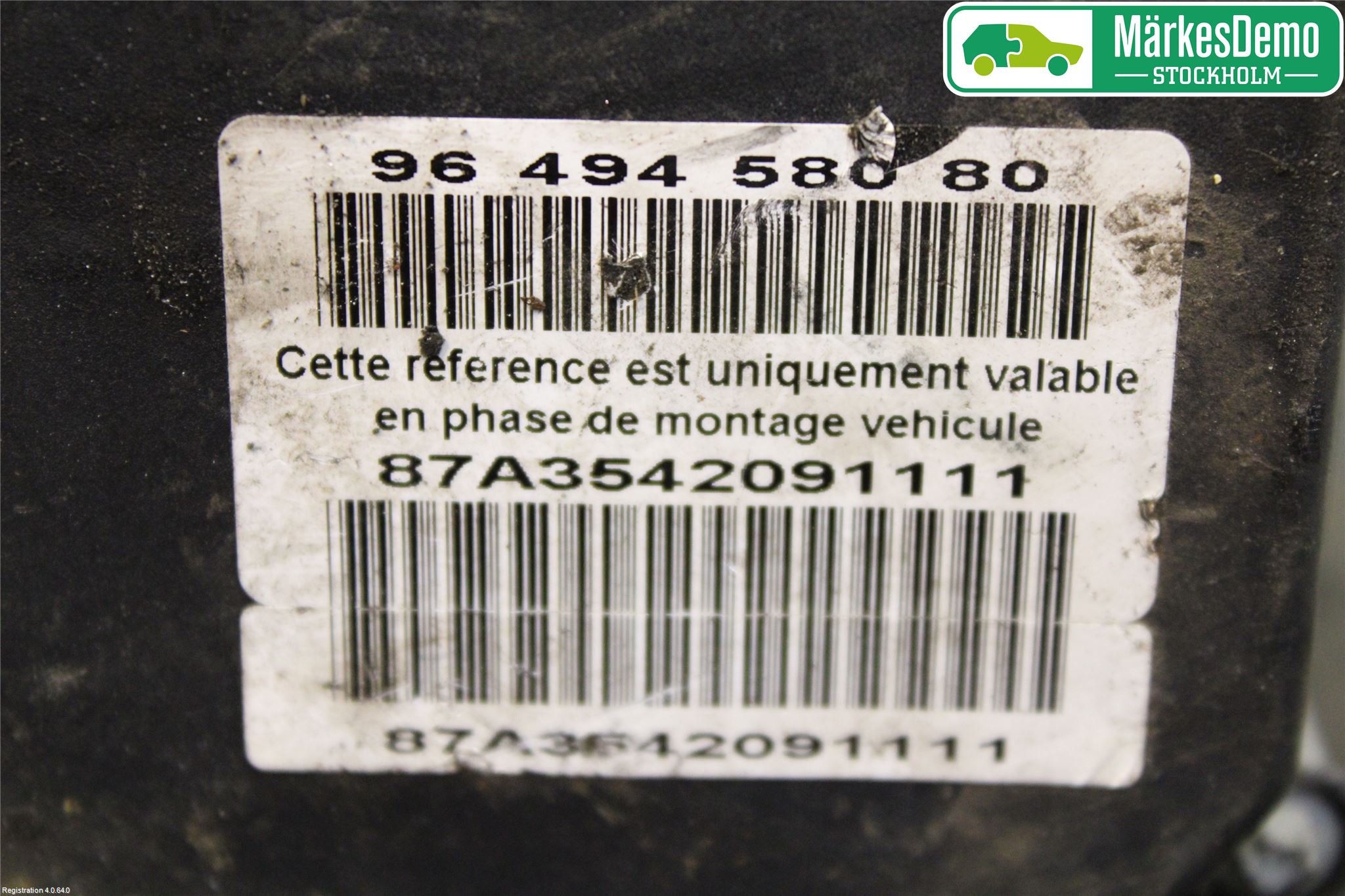 Peugeot 307     01-05 Abs Hydraulaggregat