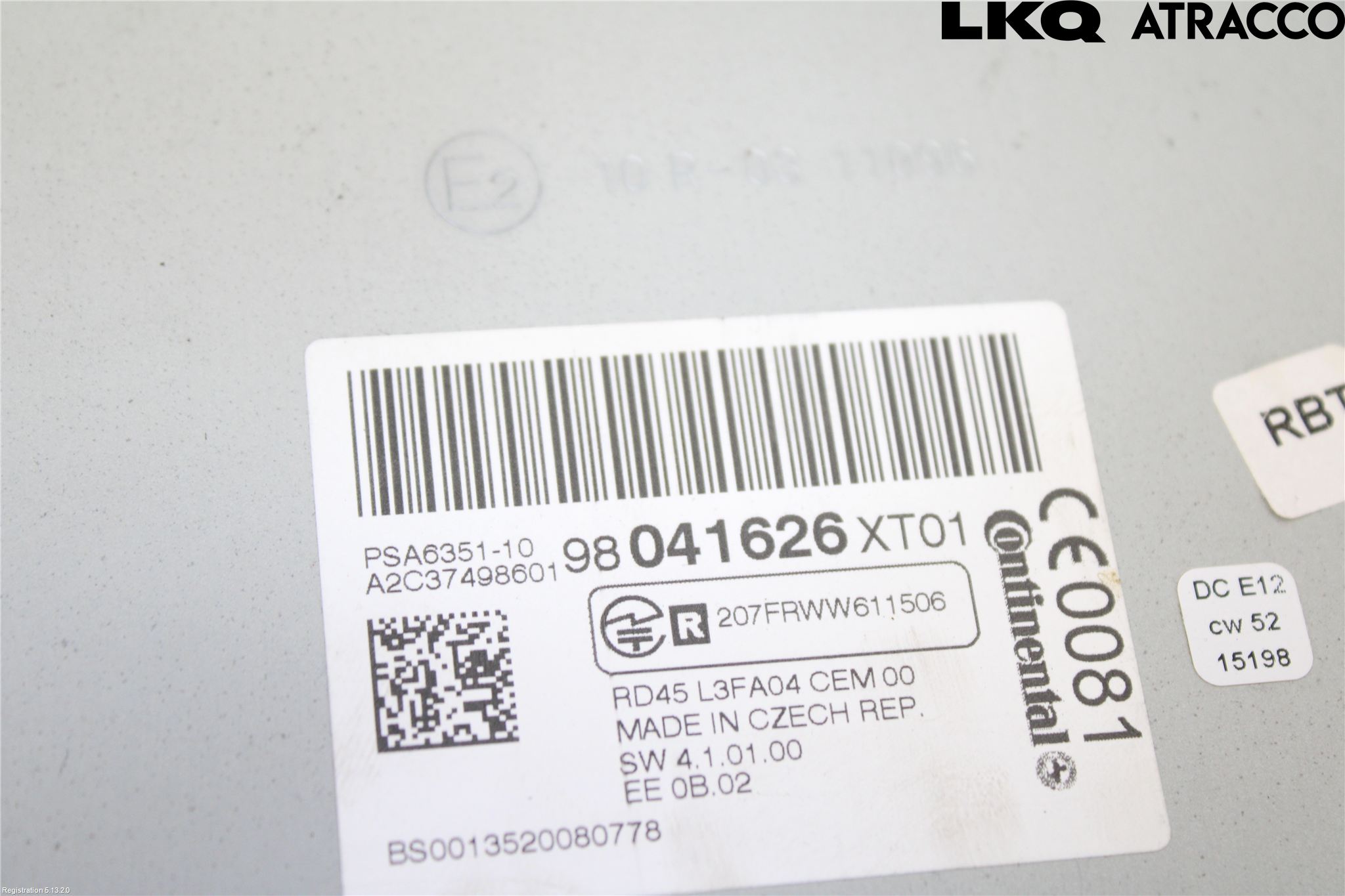 Citroen C3 10-17 Cd Radio - Multimediapanel