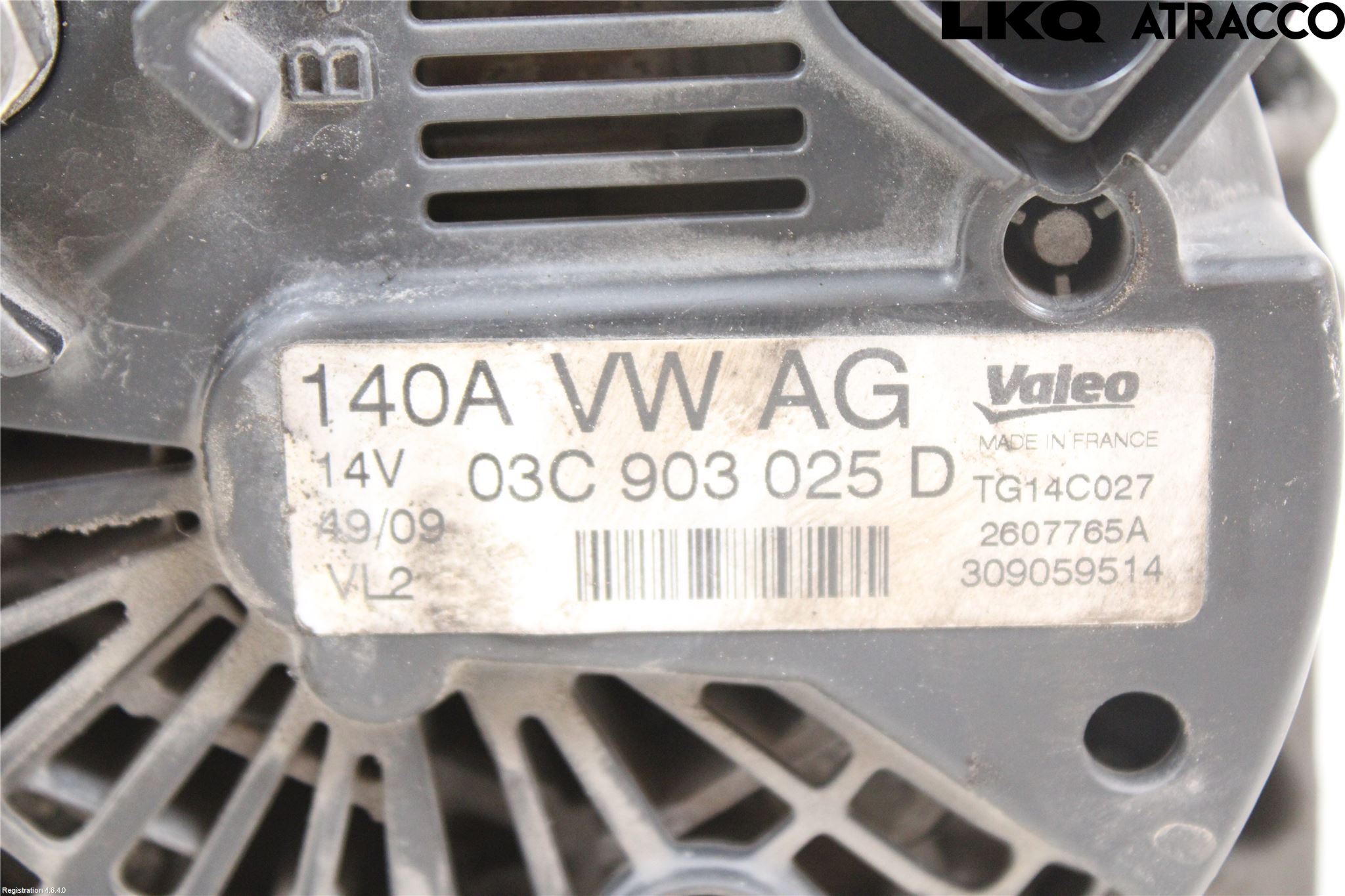 Volkswagen VW PASSAT 05-11 Generator