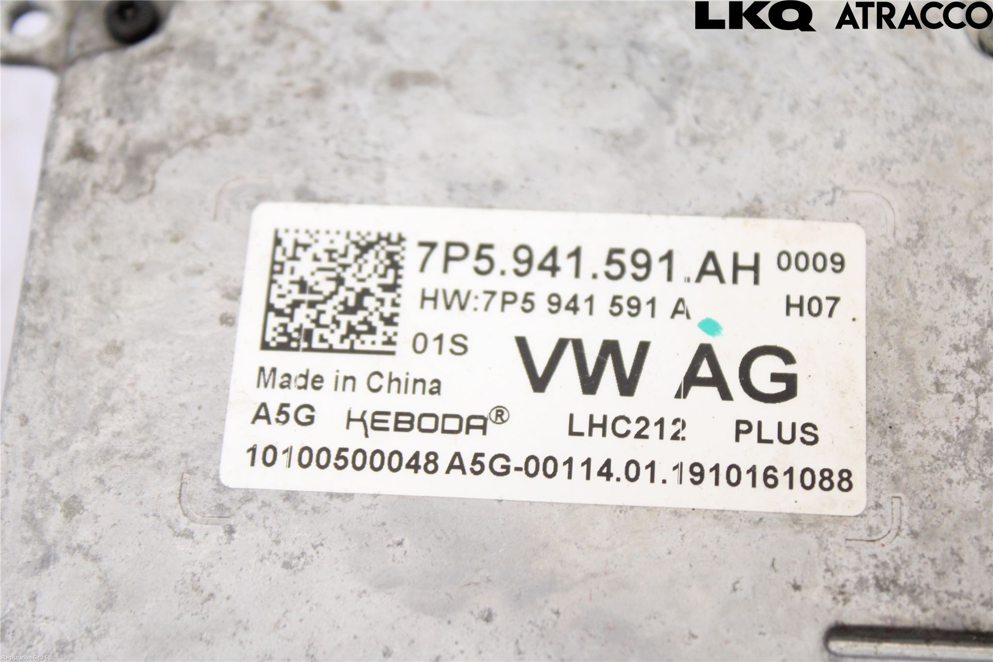 Volkswagen VW GOLF / E-GOLF VII 13-20 Styrenhet Strålkastare