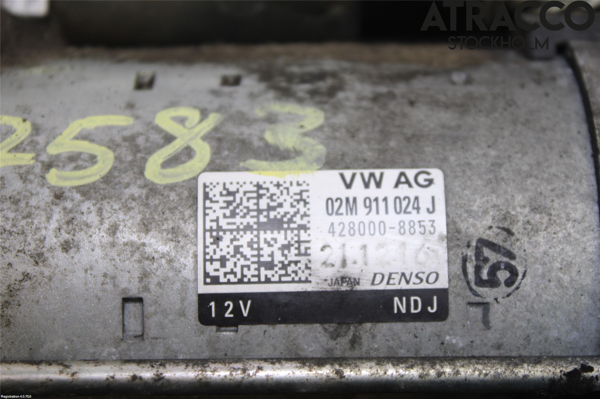 Skoda FABIA 15-21 Startmotor