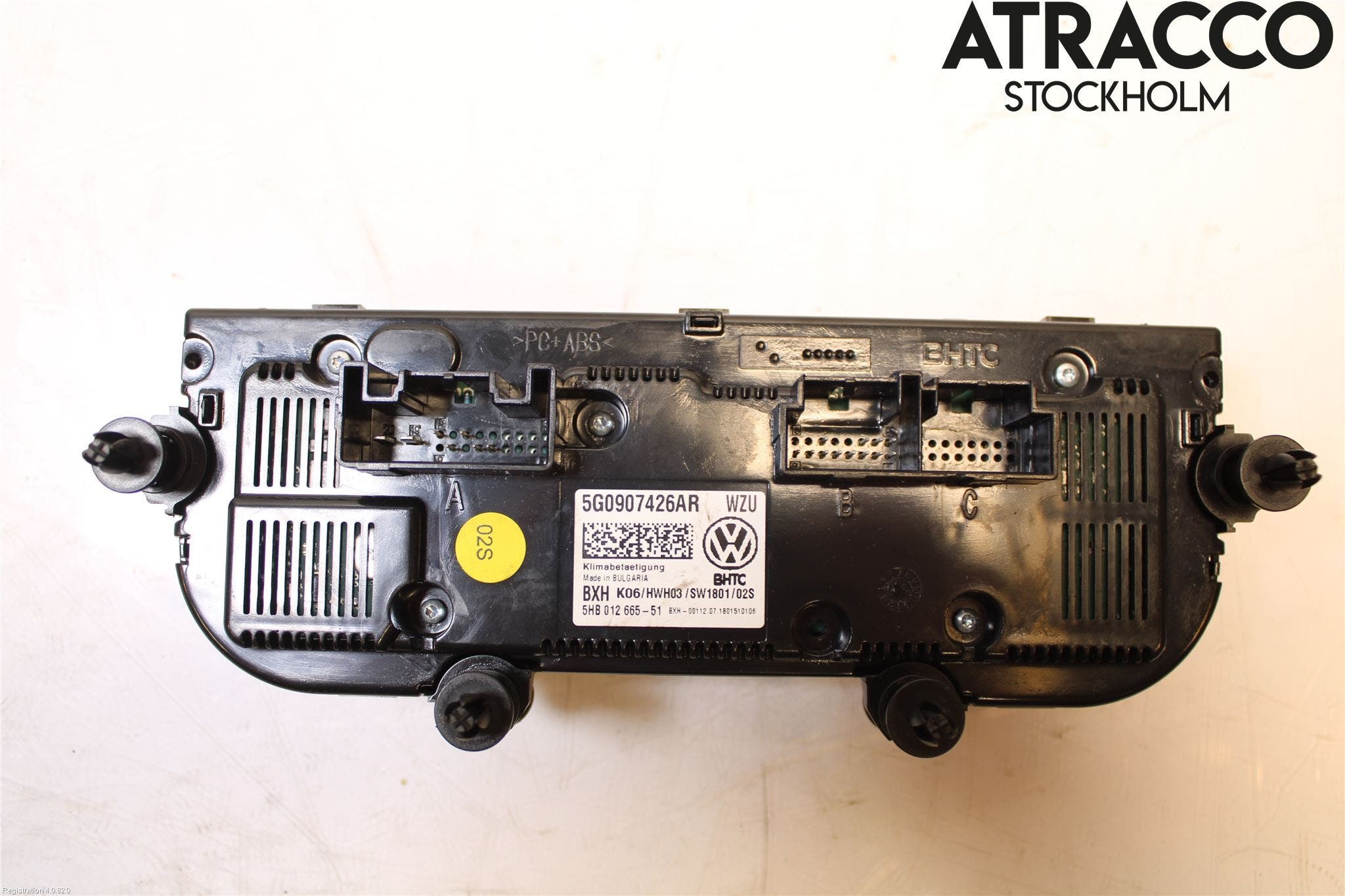 Volkswagen VW GOLF / E-GOLF VII 13-20 Ac Styrenhet Ac Manöveren