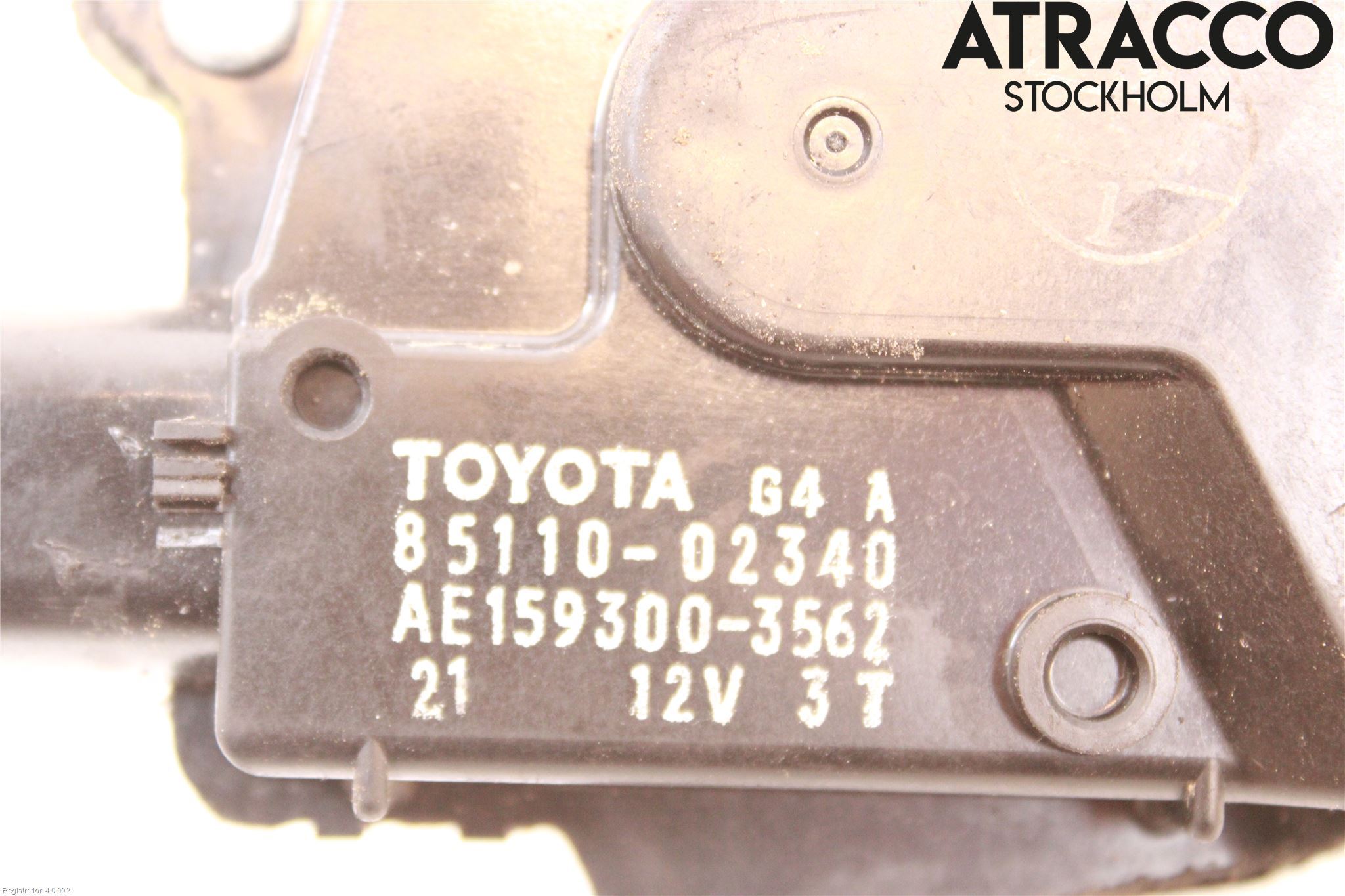 Toyota AURIS 13-19 Torkarmotor Vindruta