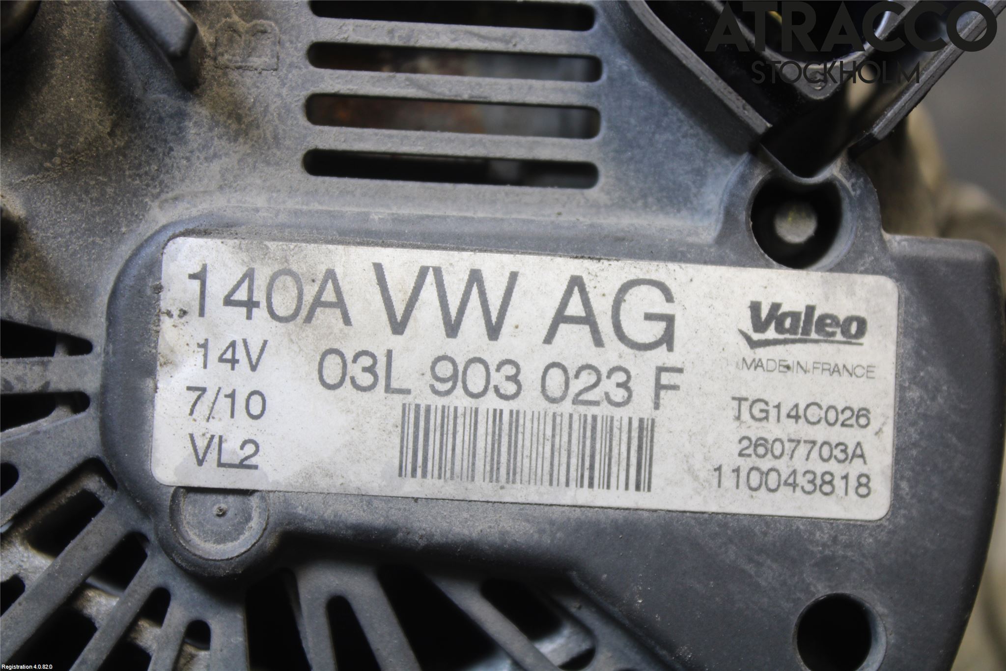 Volkswagen VW GOLF VI 09-13 Generator