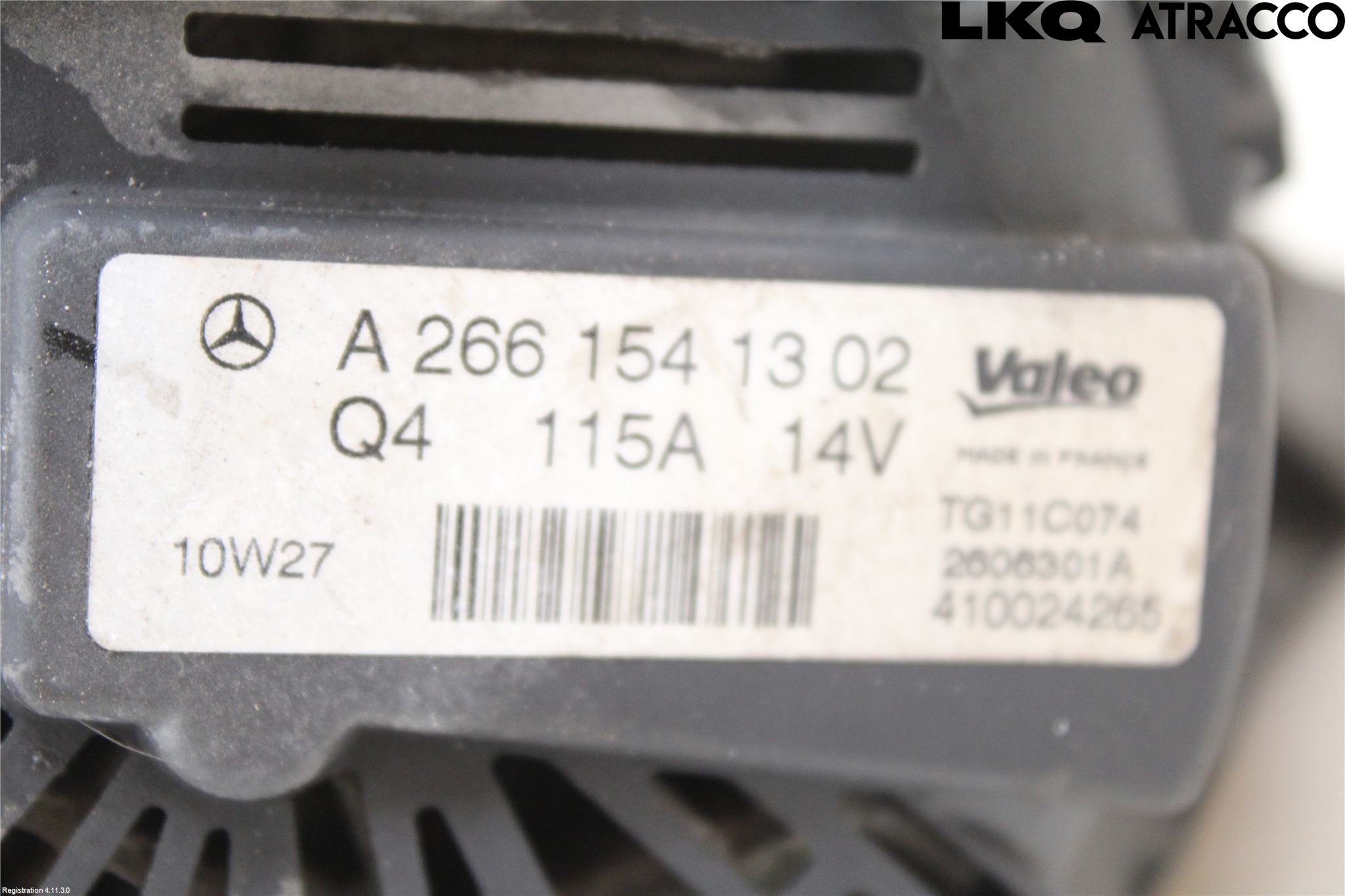 Mercedes-Benz MB B-KLASS (W245) 05-12 Generator