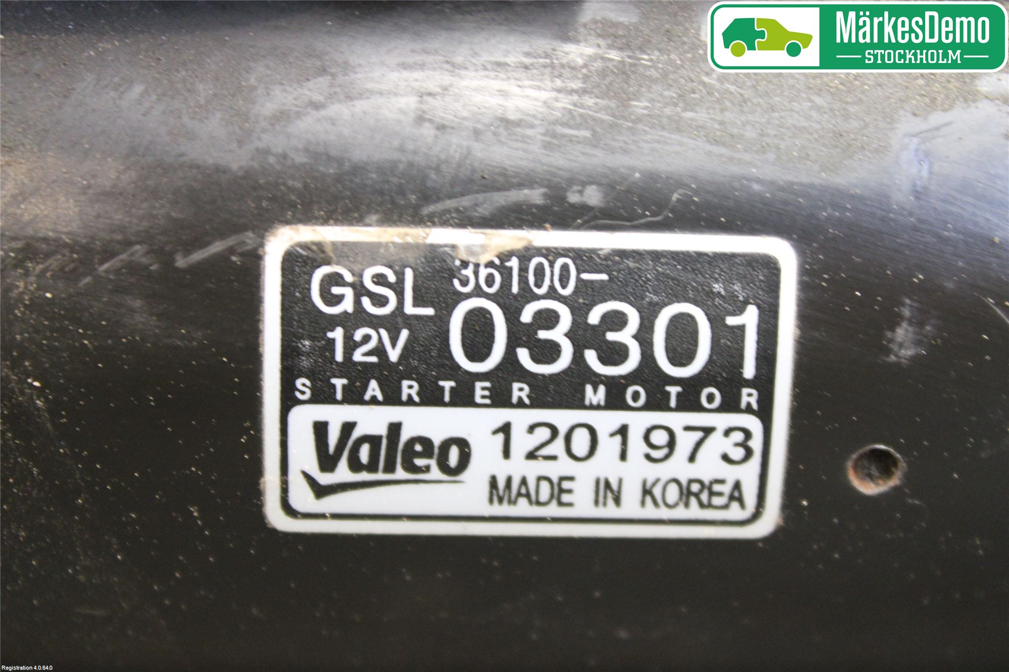 Kia PICANTO 12-17 Startmotor