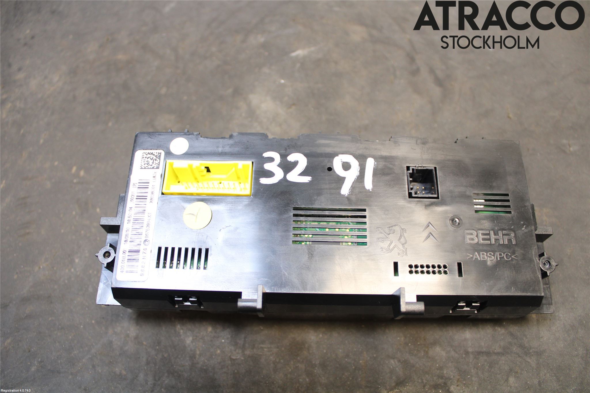 Citroen C3 10-17 Ac Styrenhet Ac Manöveren