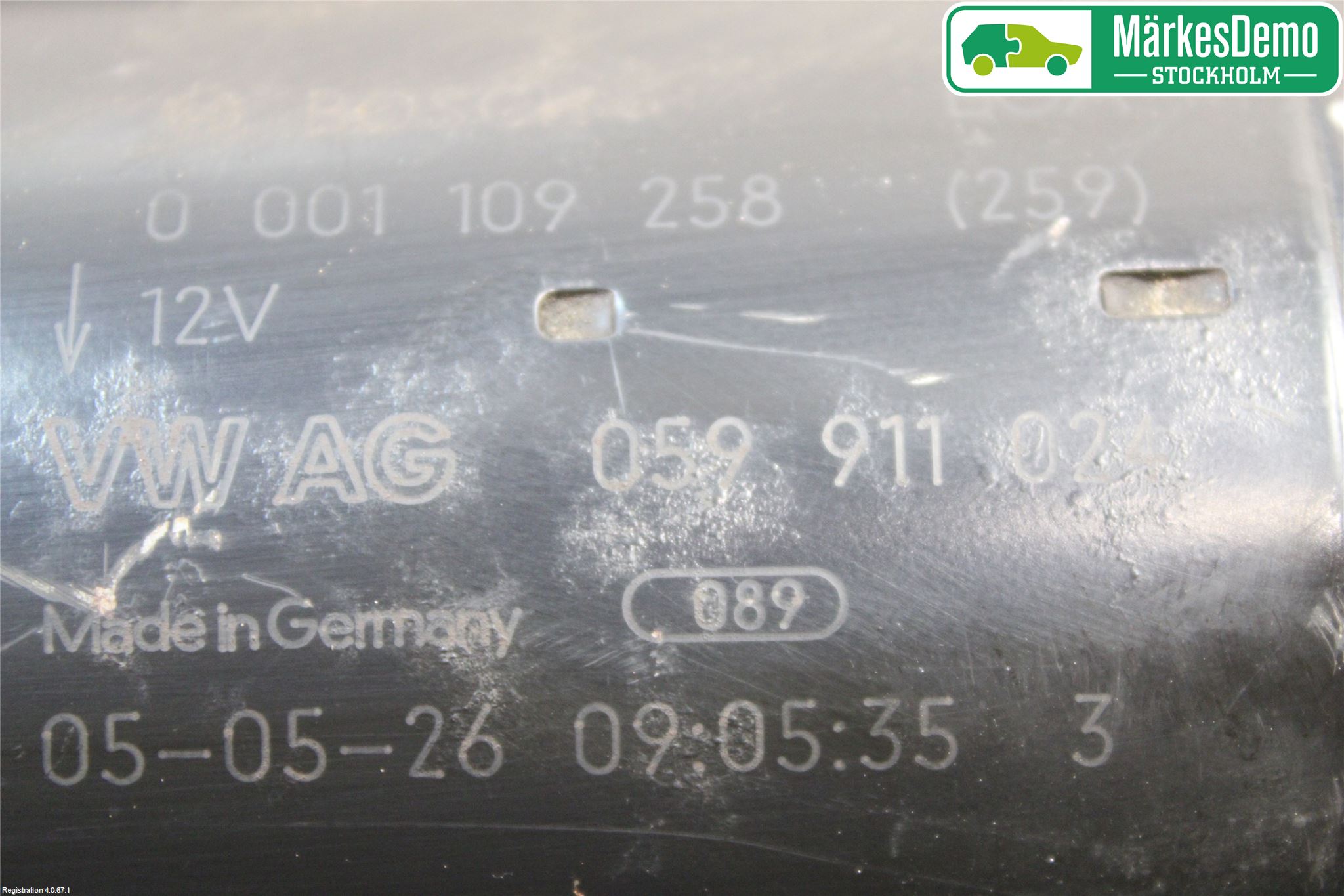 Audi A4/S4 05-07 Startmotor Diesel