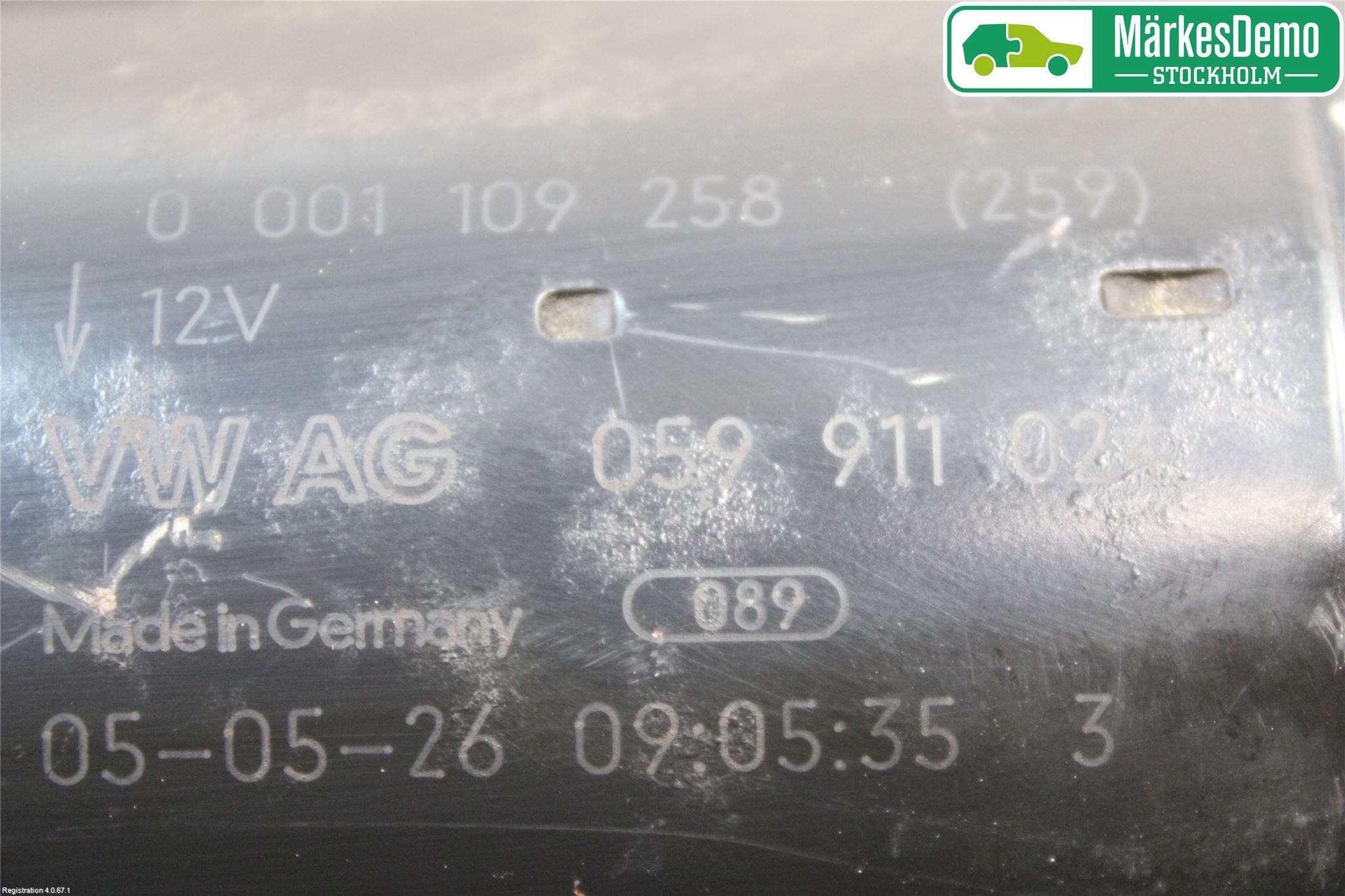 Audi A4/S4 05-07 Startmotor Diesel