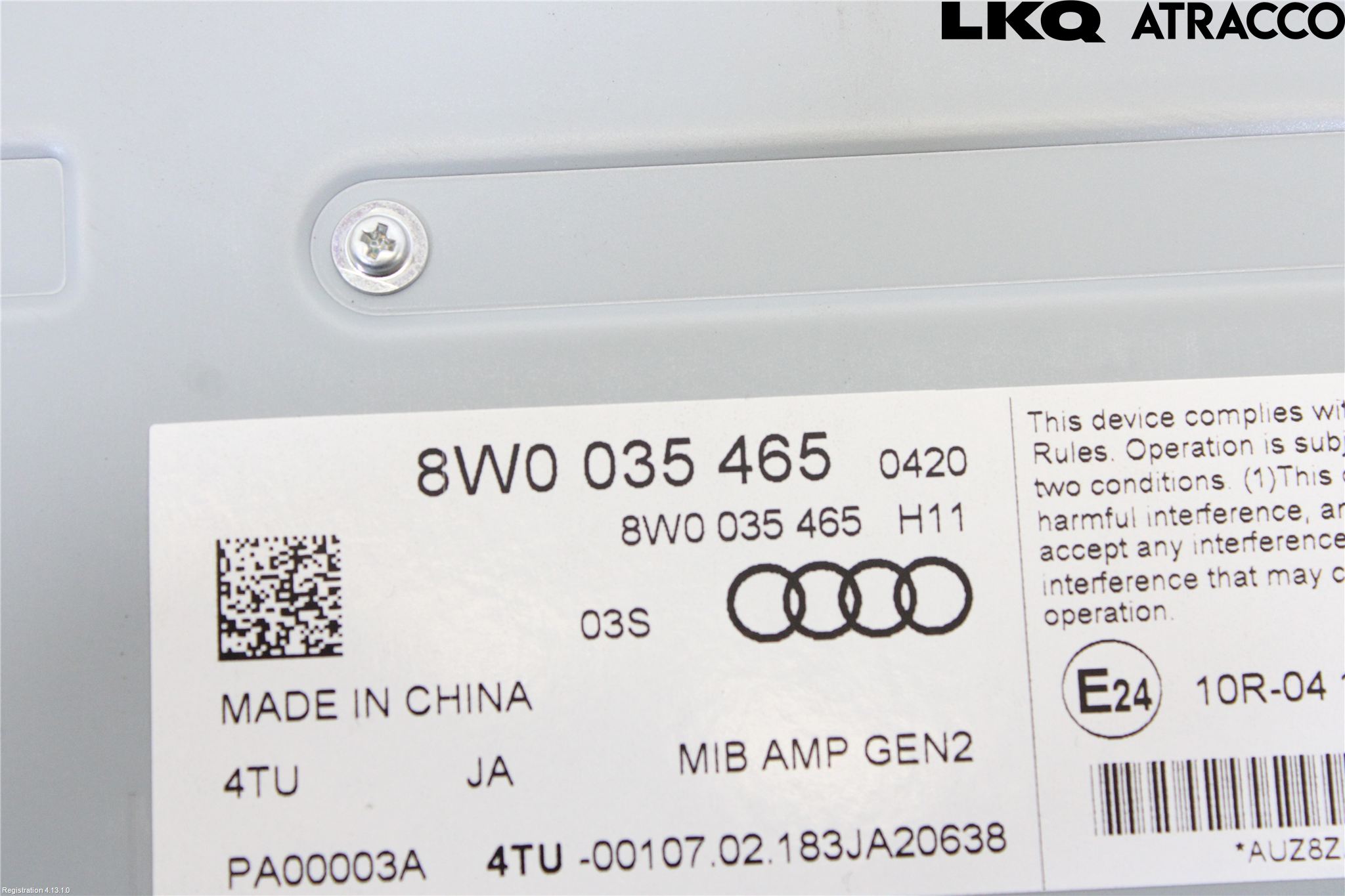 Audi A5 17- Radio-Stereo Förstärkare