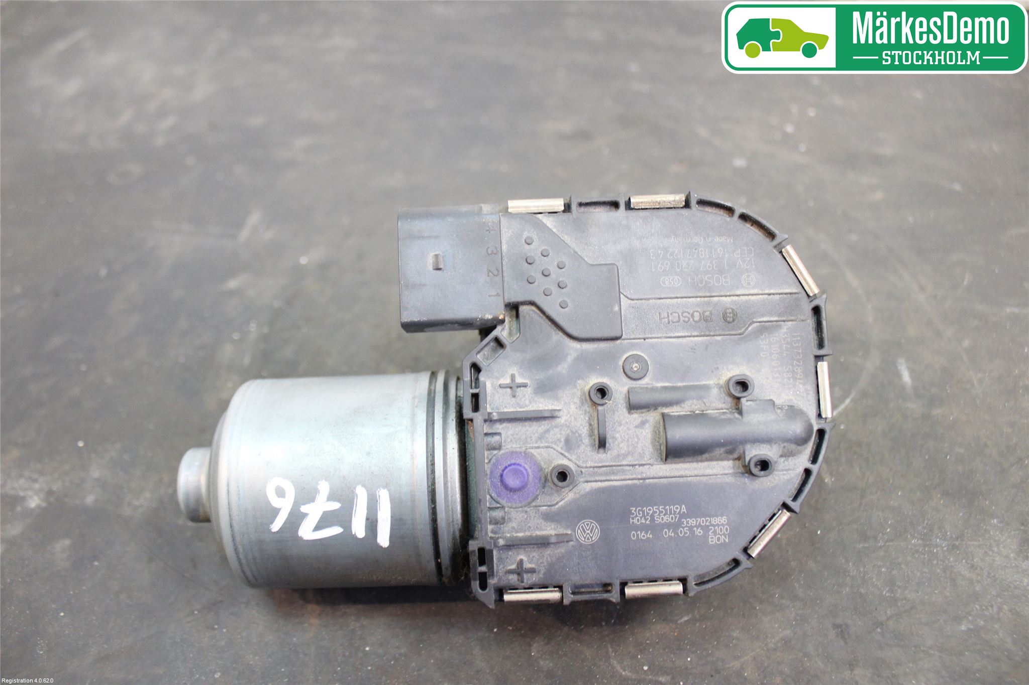 Volkswagen VW PASSAT 15-19 Torkarmotor Vindruta