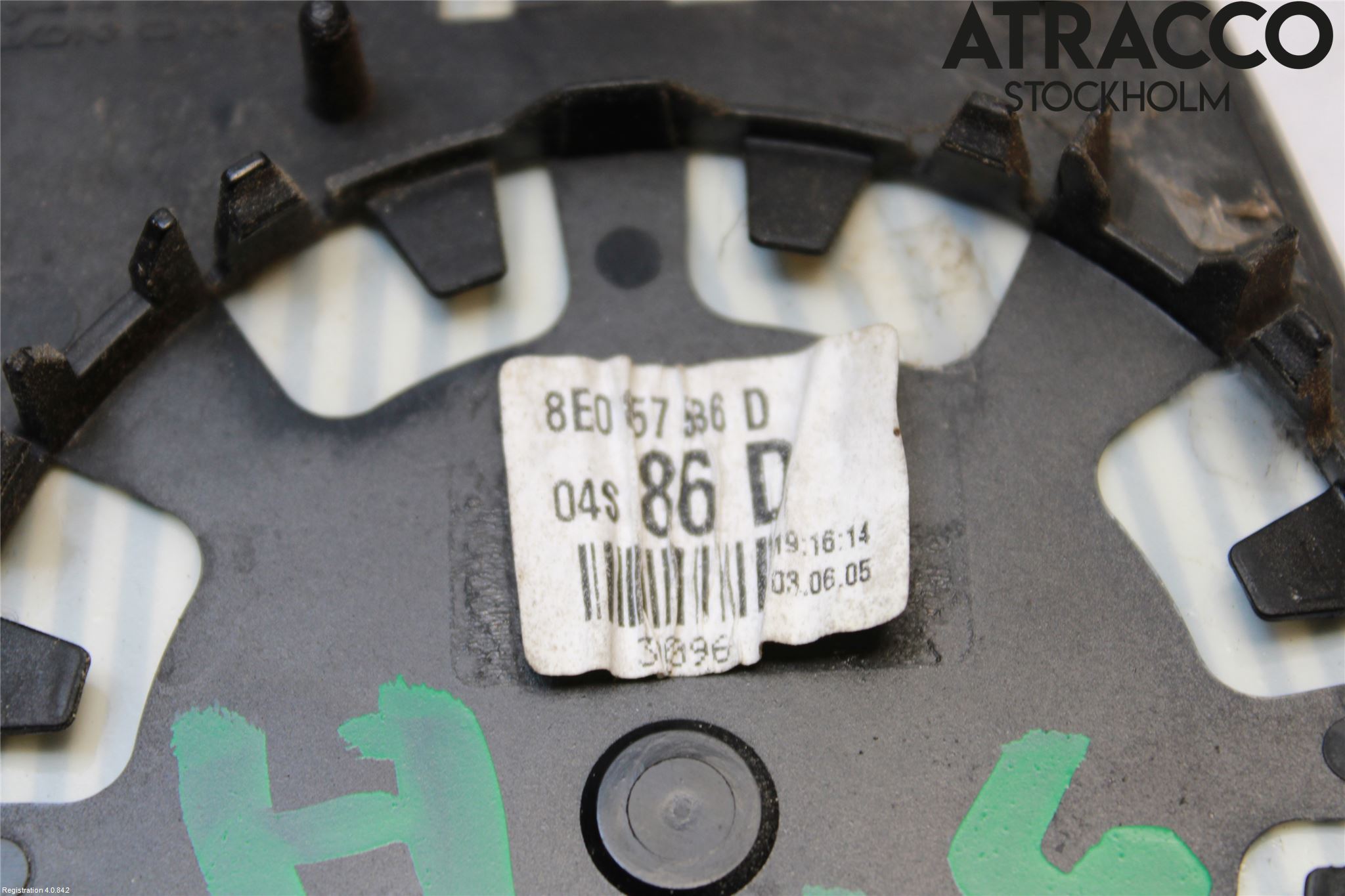 Audi A4/S4 05-07 Spegelglas Hö