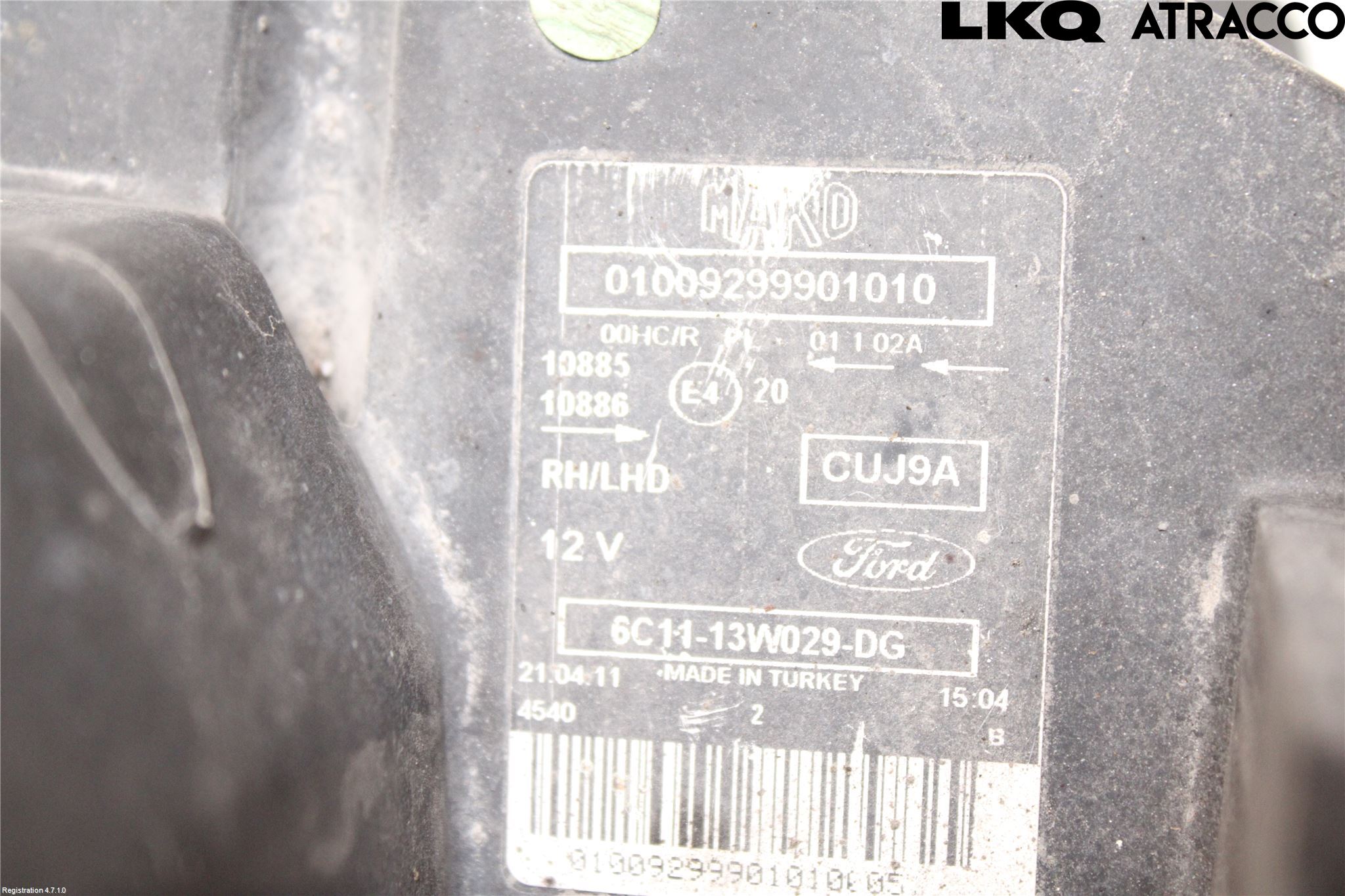 Ford TRANSIT    06-13 Strålkastare Höger