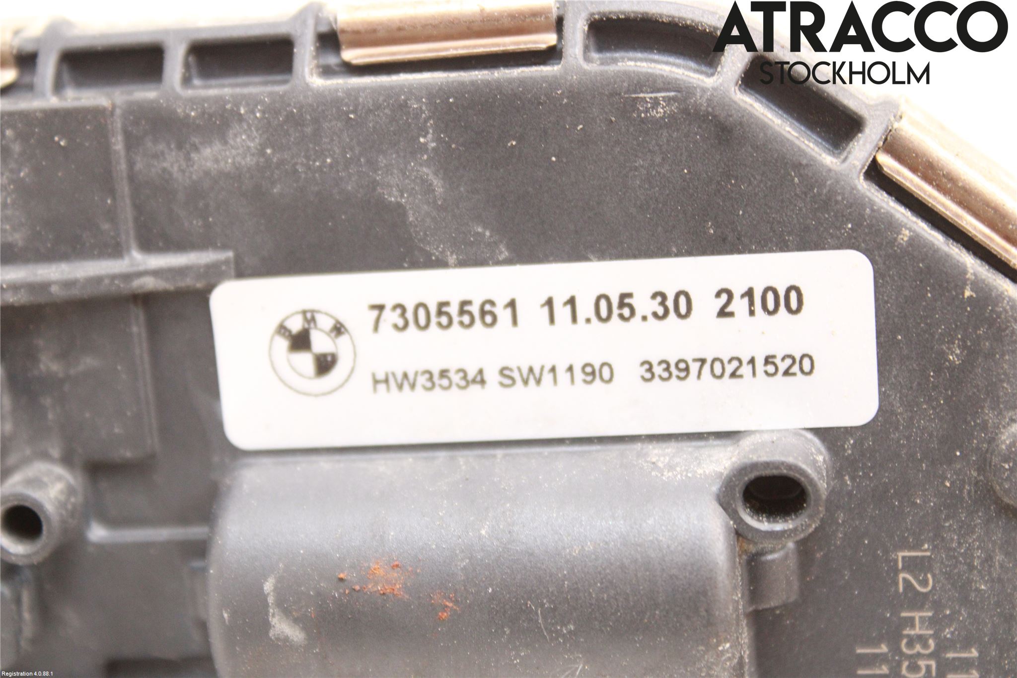 BMW 5 F10/F11/F18 09-17 Torkarmotor Vindruta