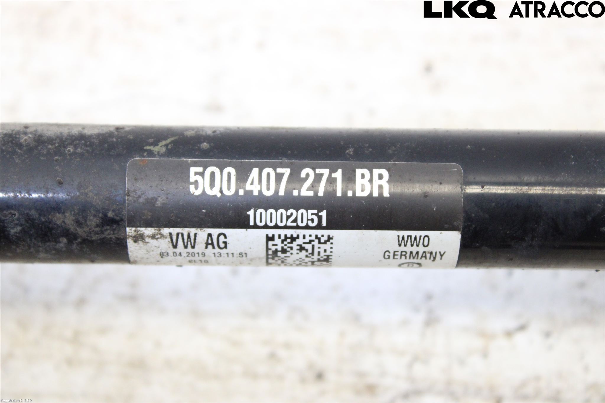 Volkswagen VW GOLF / E-GOLF VII 13-20 Drivaxel Fram Vänster