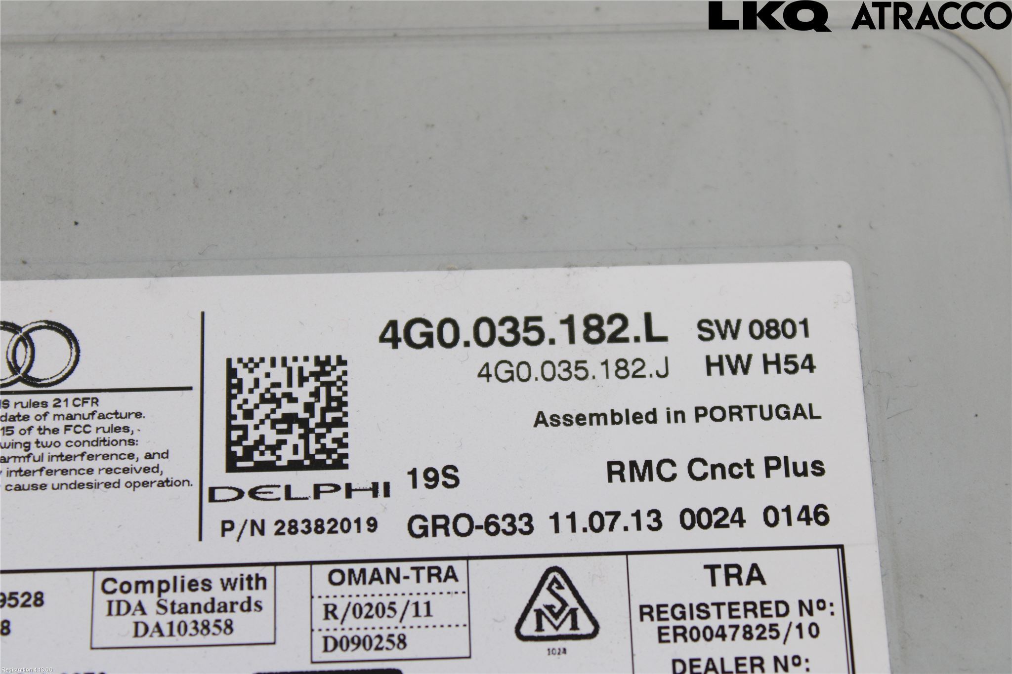 Audi A6/S6 4G 11-18 Cd Radio - Multimediapanel