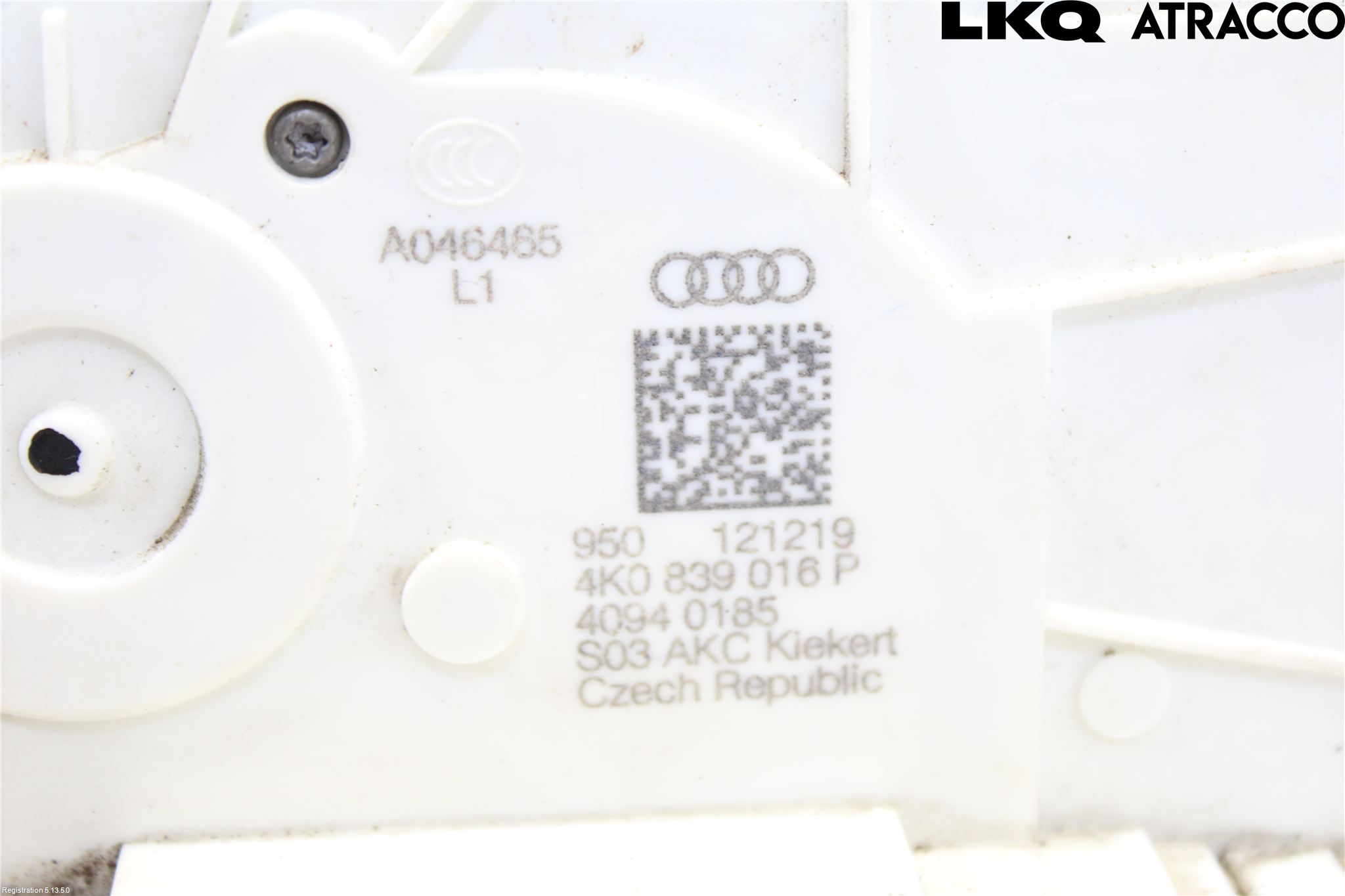 Audi A6 F2/C8 19- Låskista-Dörrlås