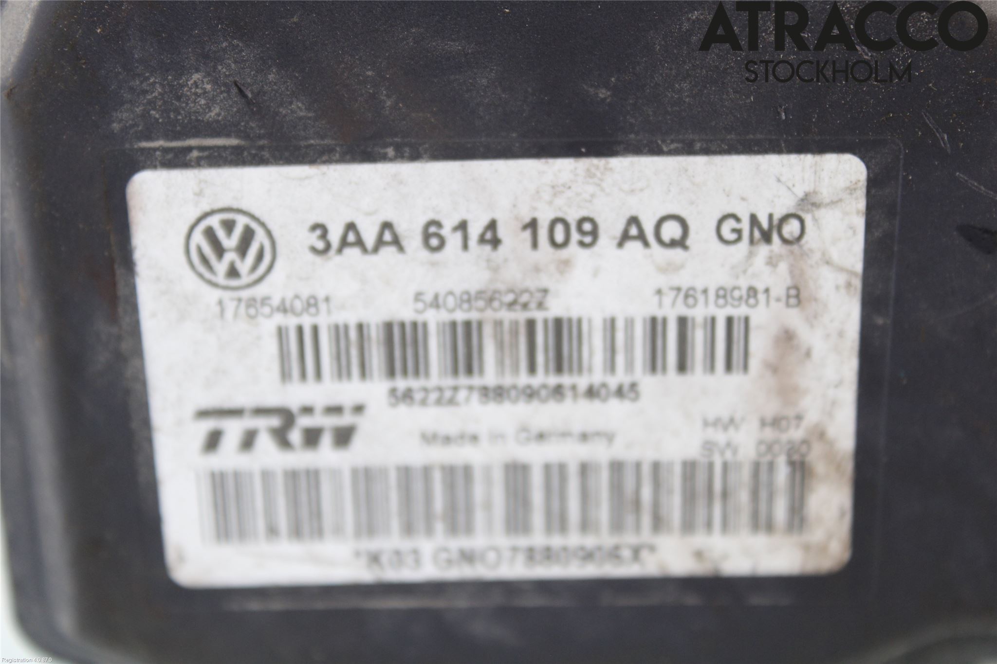 Volkswagen VW PASSAT 11-14 Abs Hydraulaggregat