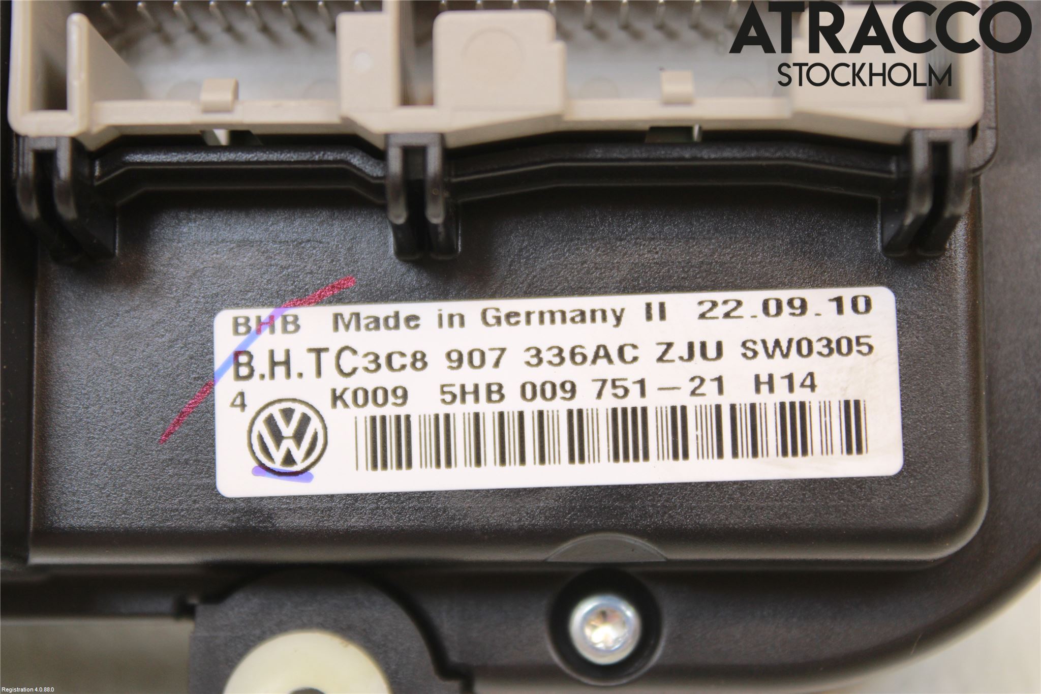 Volkswagen VW GOLF PLUS/CROSS GOLF 04-14 Ac Styrenhet Ac Manöveren