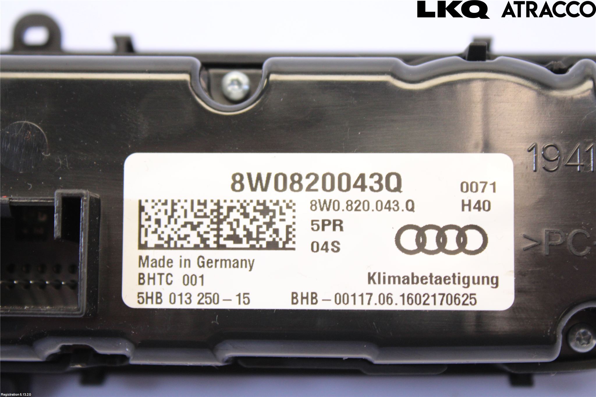 Audi A4/S4 B9 16-19 Ac Styrenhet Ac Manöveren