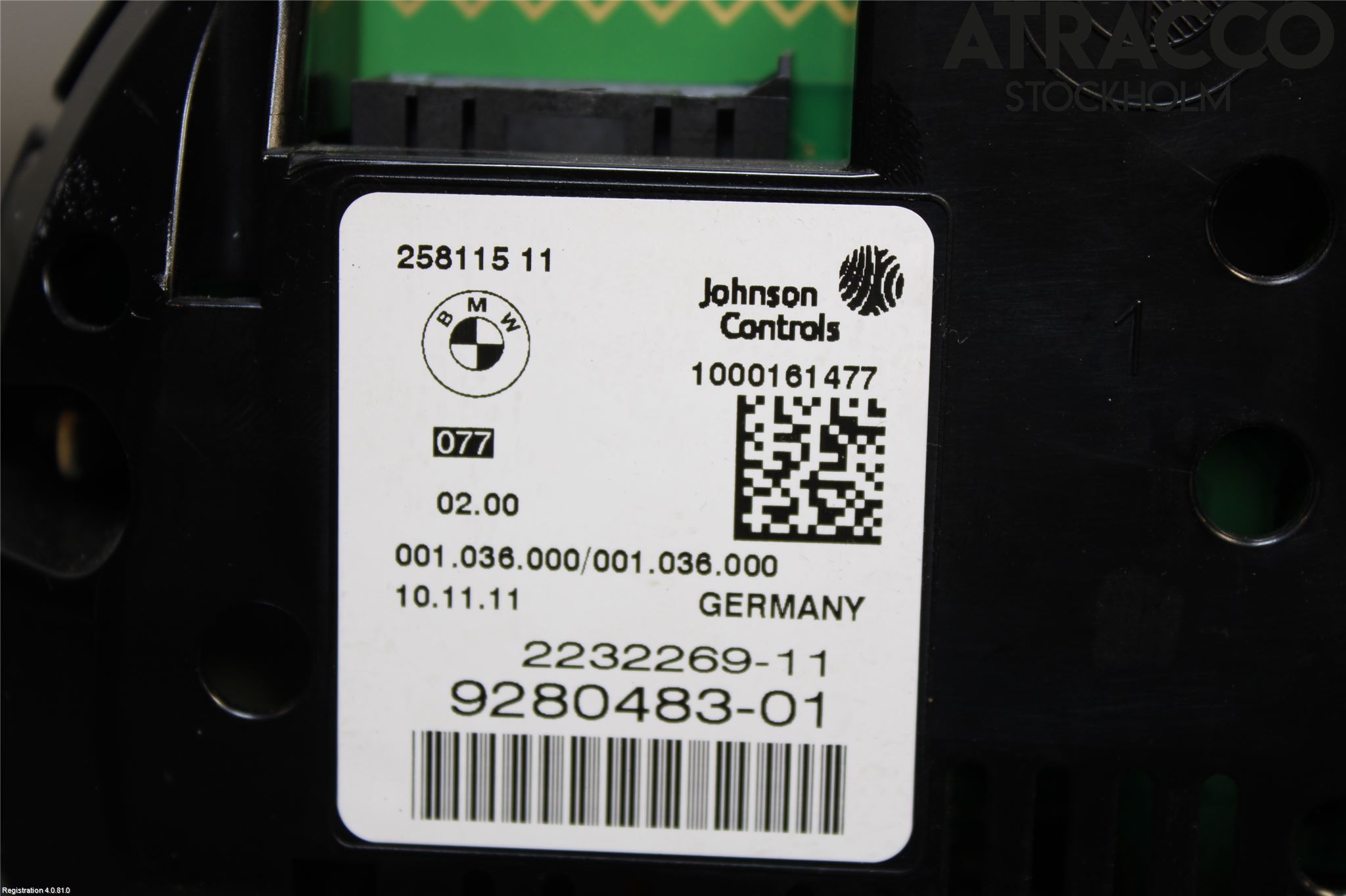 BMW 5 F10/F11/F18 09-17 Instrument Komb