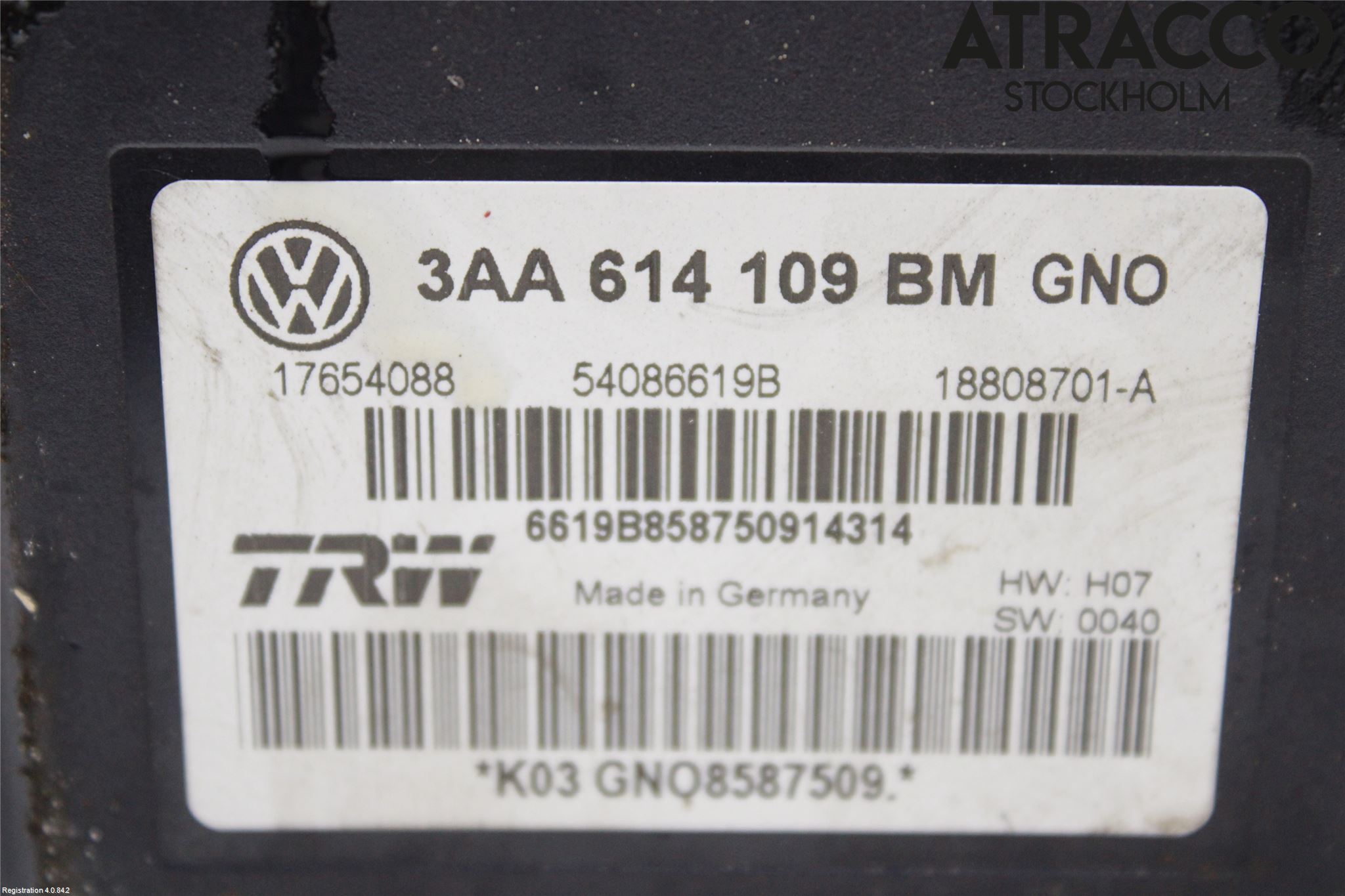 Volkswagen VW PASSAT 11-14 Abs Hydraulaggregat