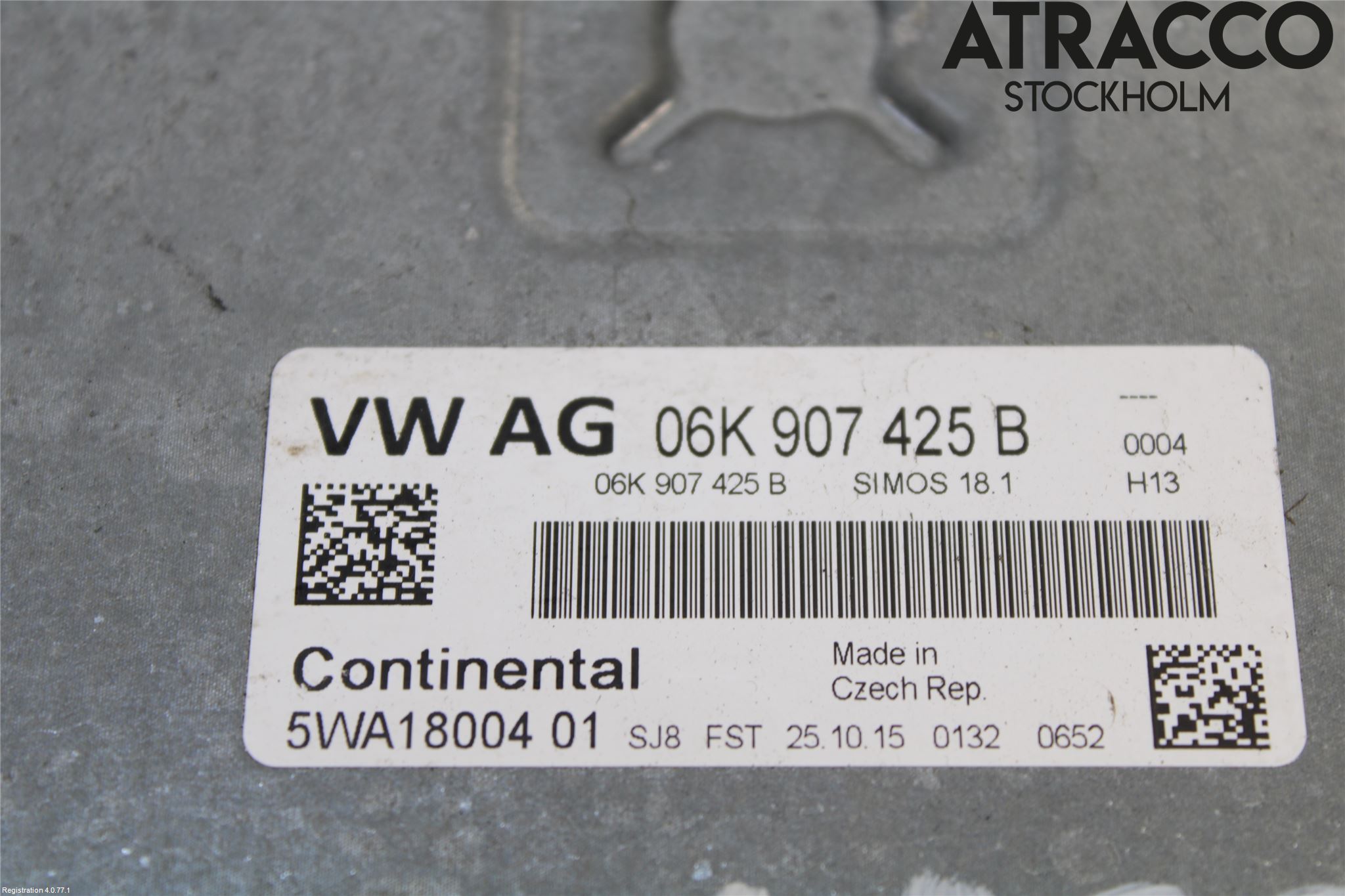 Volkswagen VW GOLF / E-GOLF VII 13-20 Styrenhet Insprut Bensin