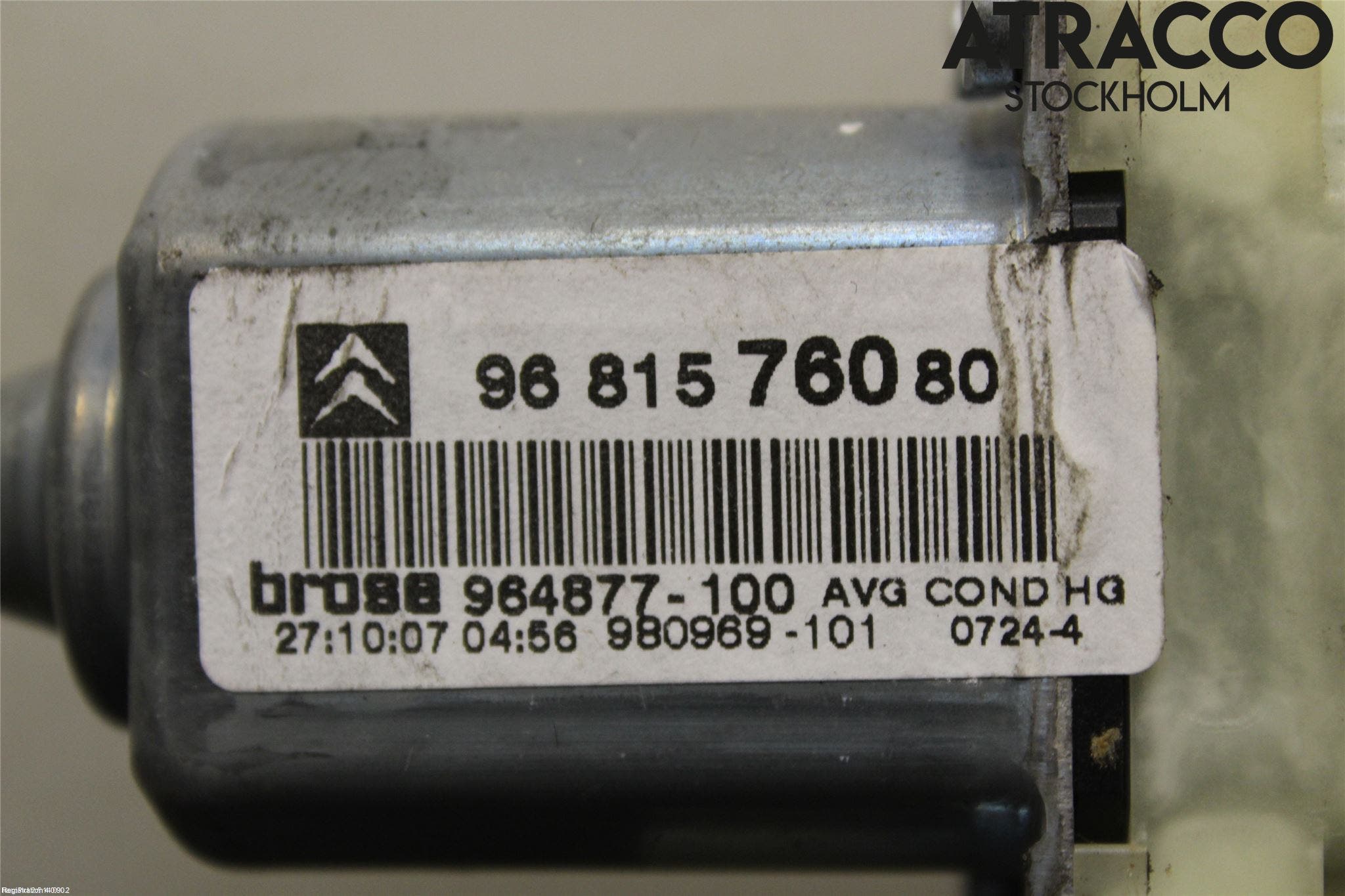 Citroen C4 I 05-10 Fönsterhissmotor