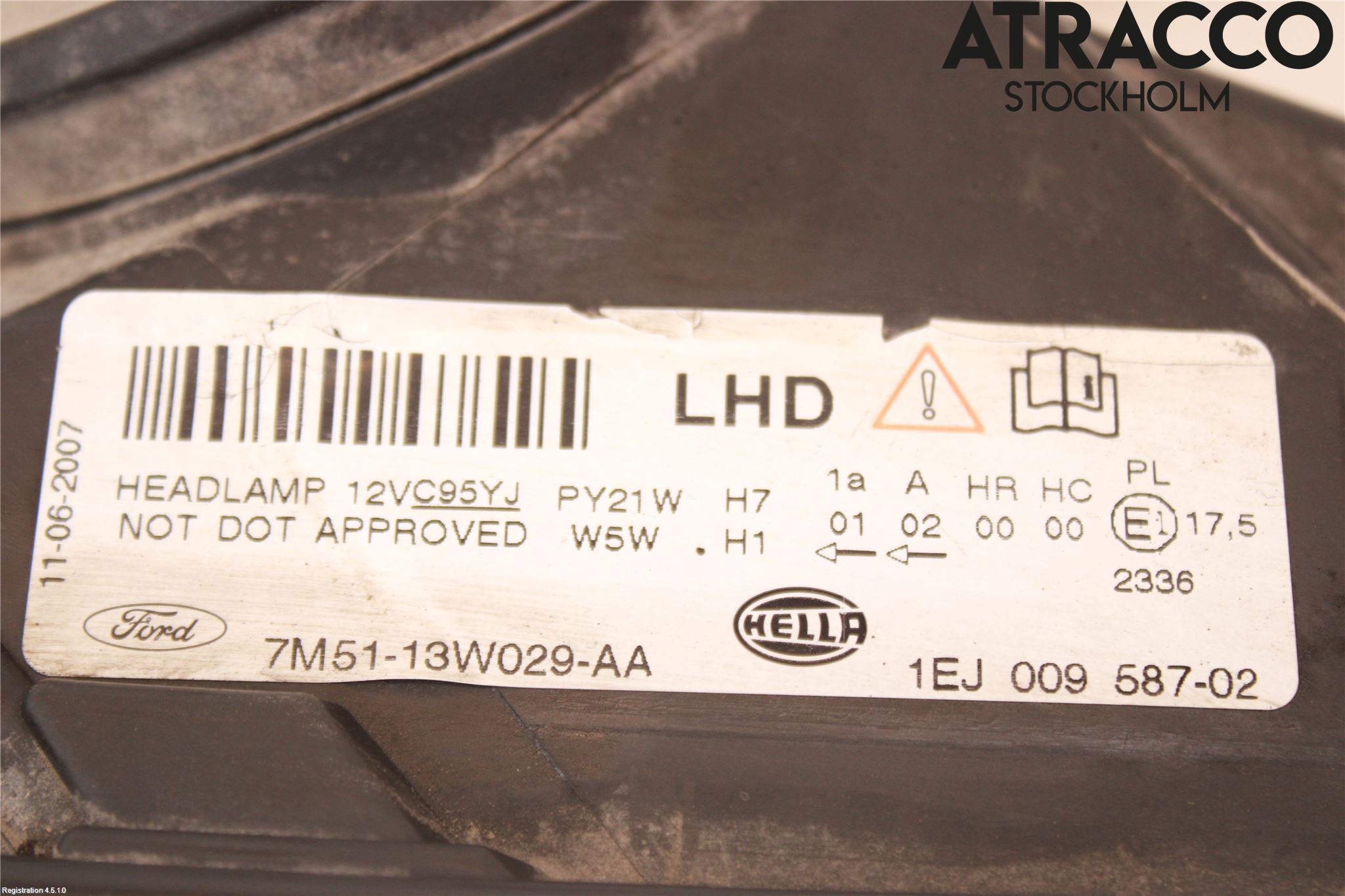 Ford FOCUS C-MAX I 07-10 Strålkastare Höger