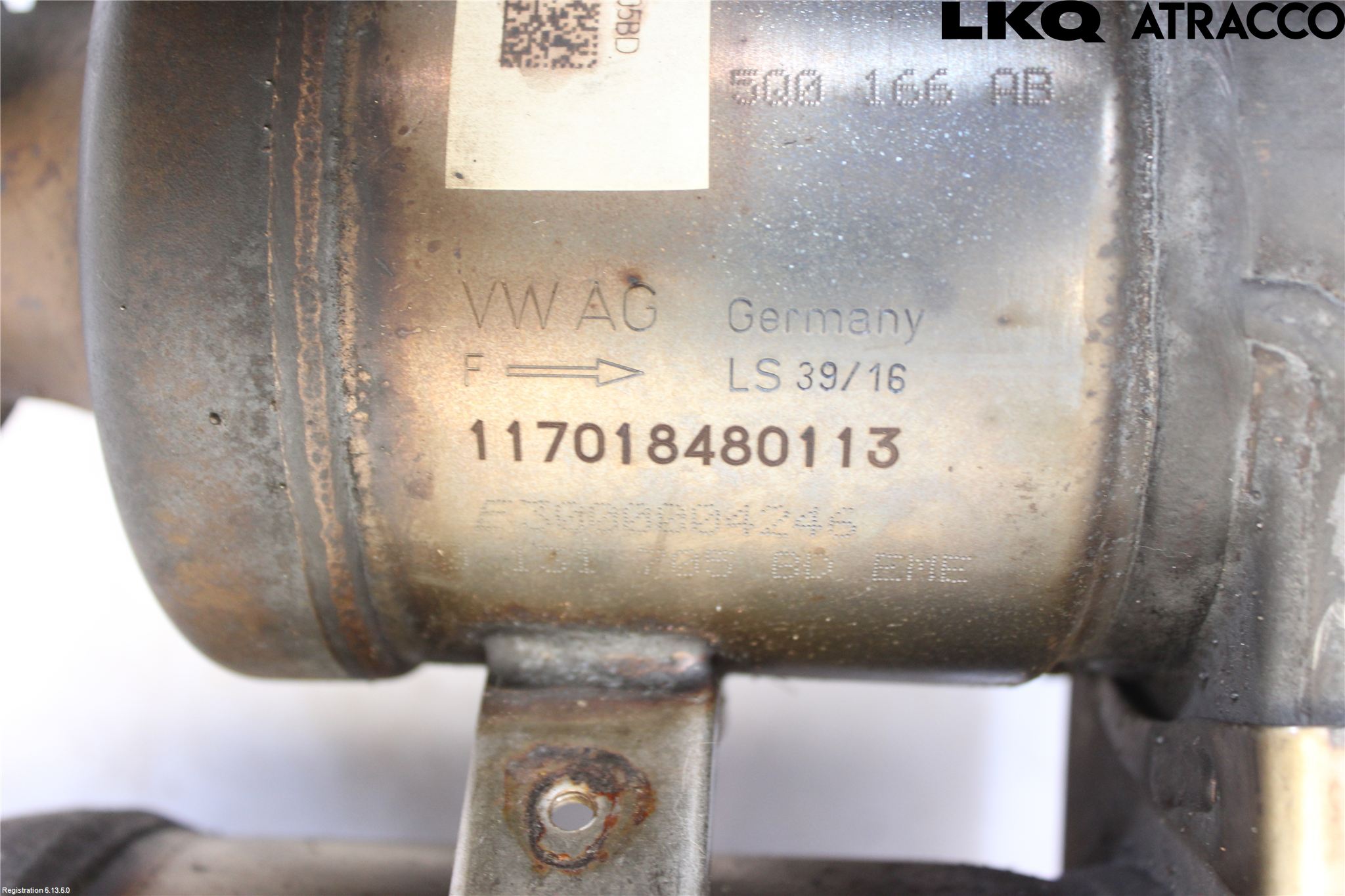 Volkswagen VW GOLF / E-GOLF VII 13-20 Avgas Partikelfilter