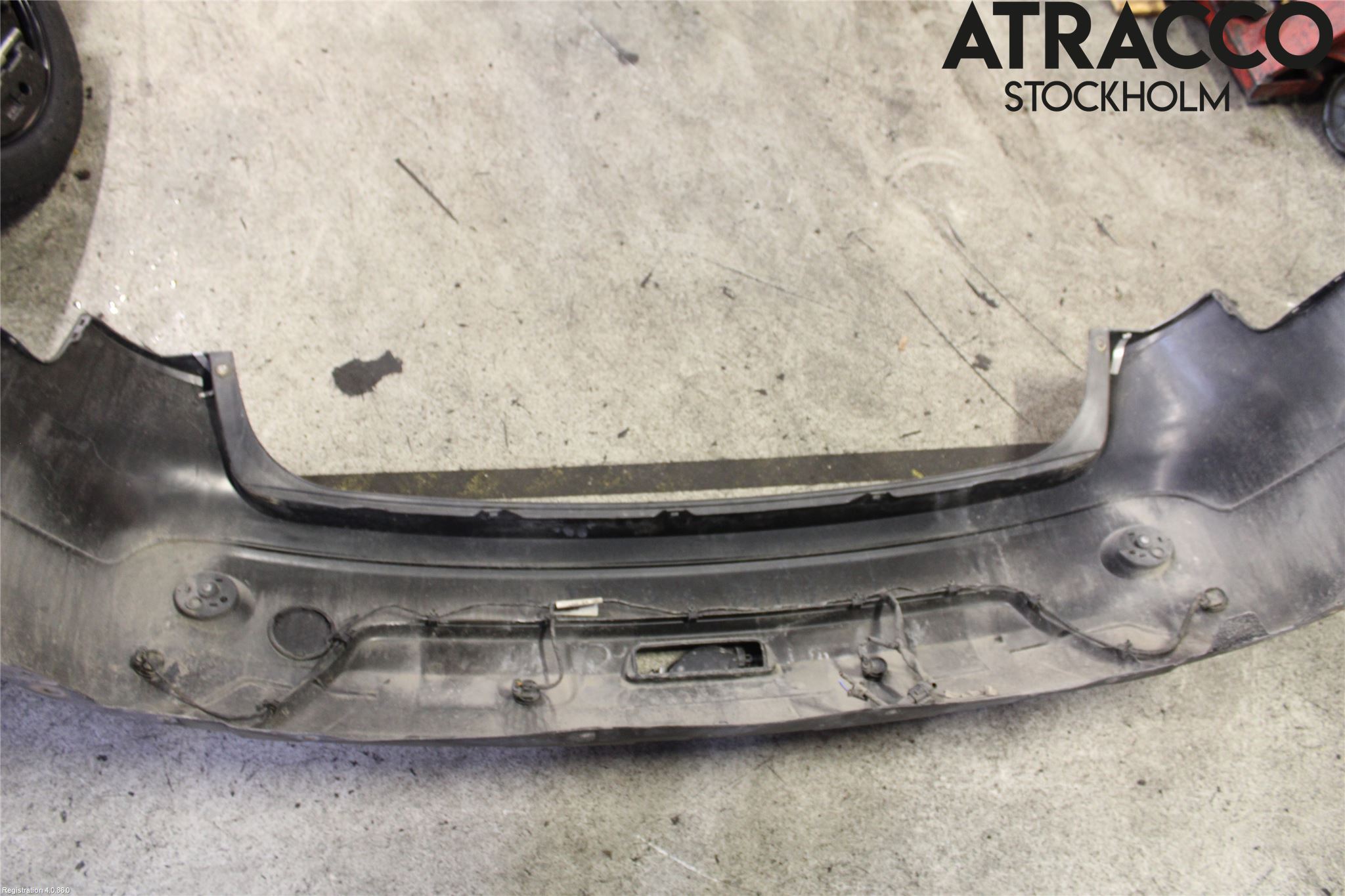 Nissan QASHQAI 10-14 Stötfångarbeklädnad Bak
