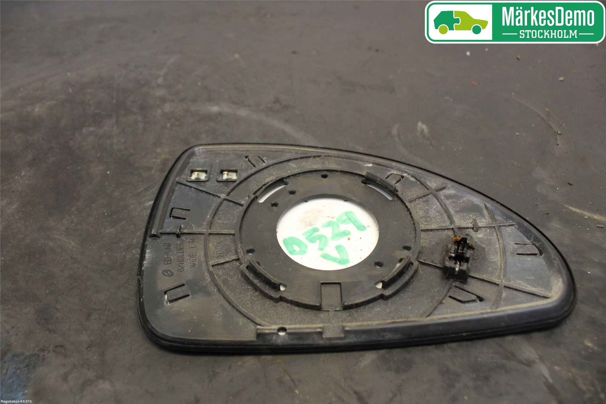 Kia CEED 06-12 Spegelglas Vä