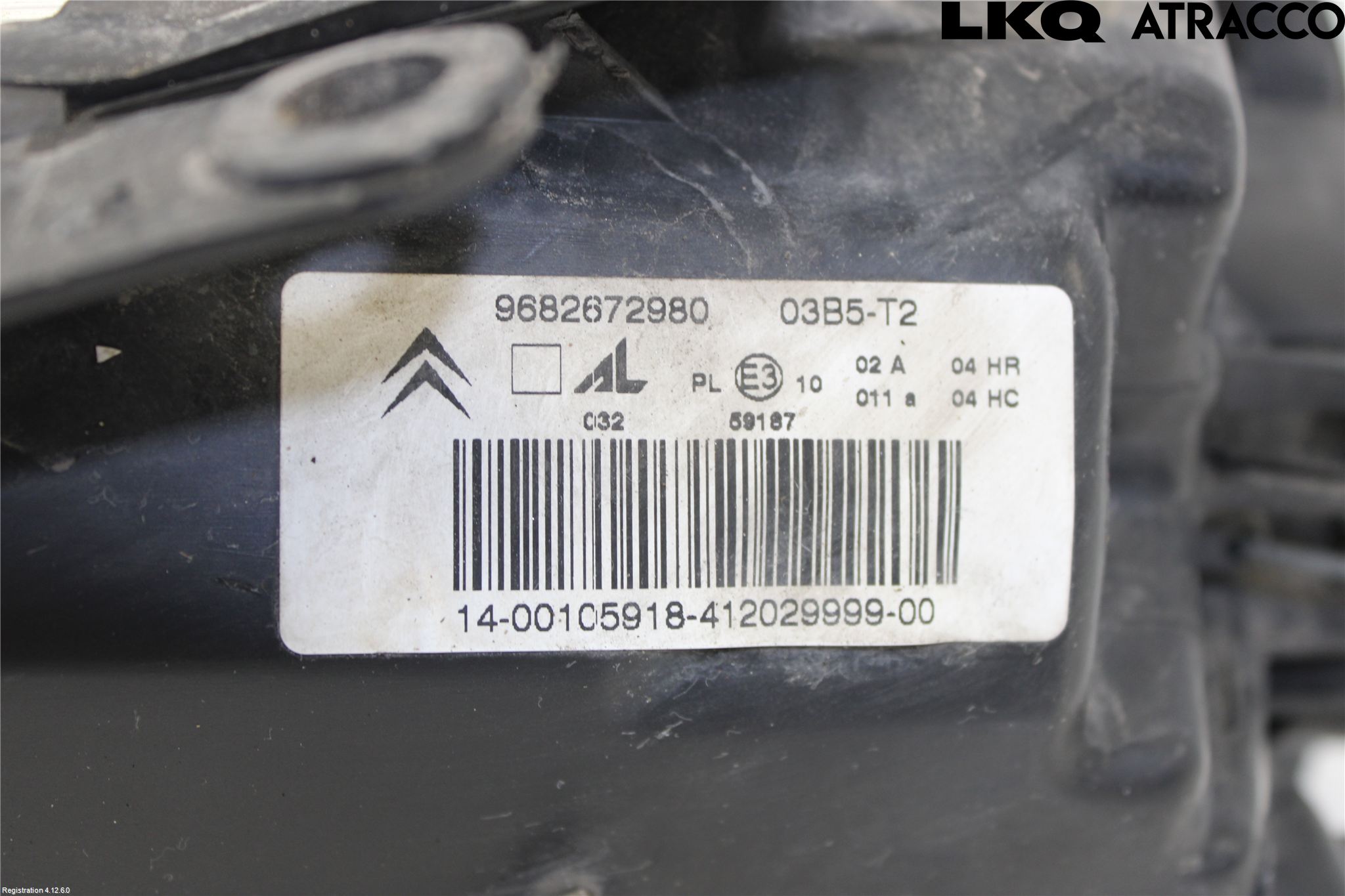 Citroen C3 -04 Strålkastare Höger