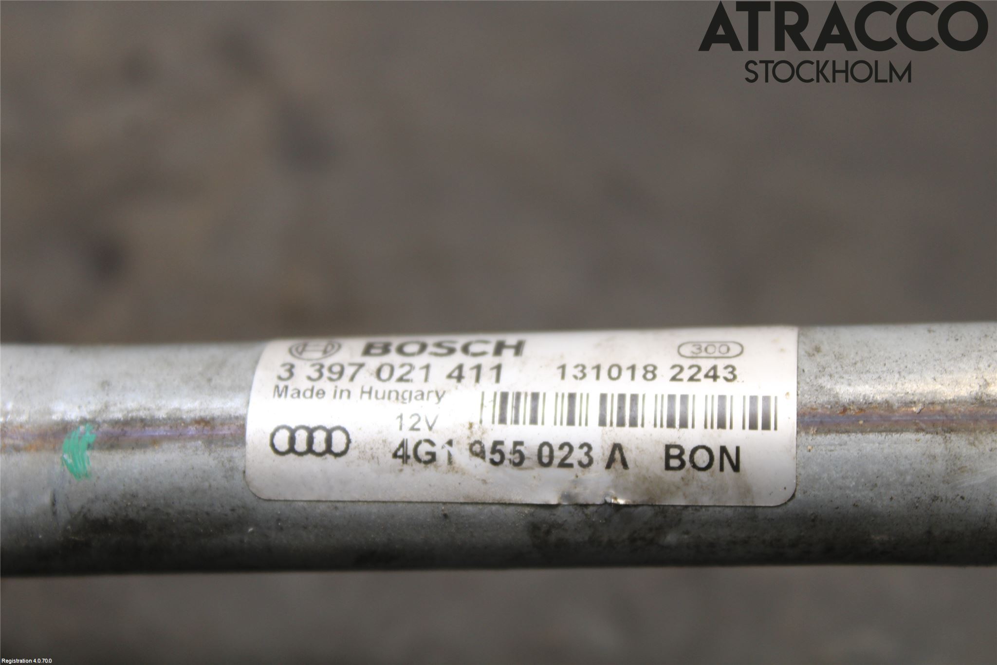 Audi A6/S6 4G 11-18 Torkarmekanism Vindruta