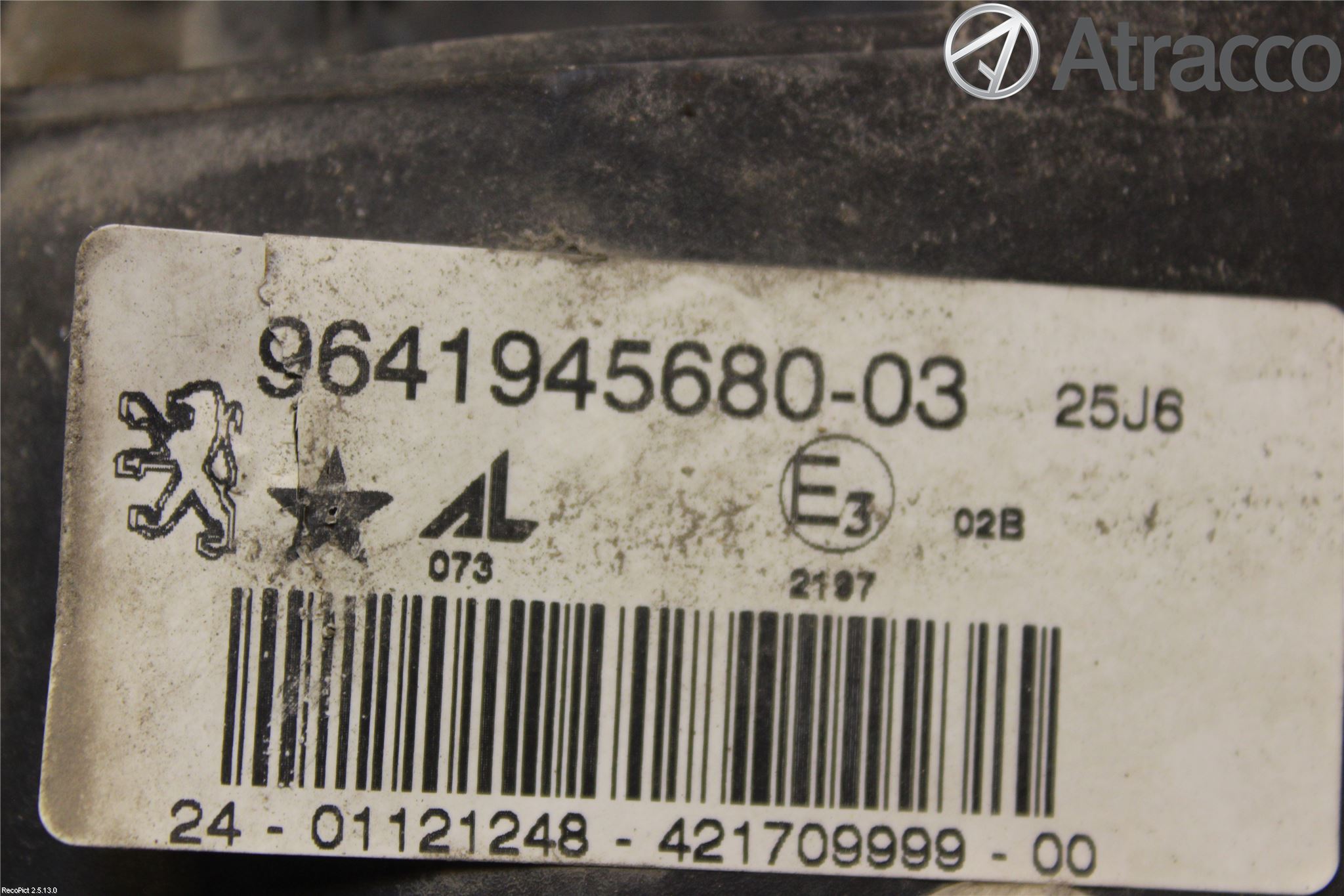 Peugeot 407 Dimljus-Varselljus Fram