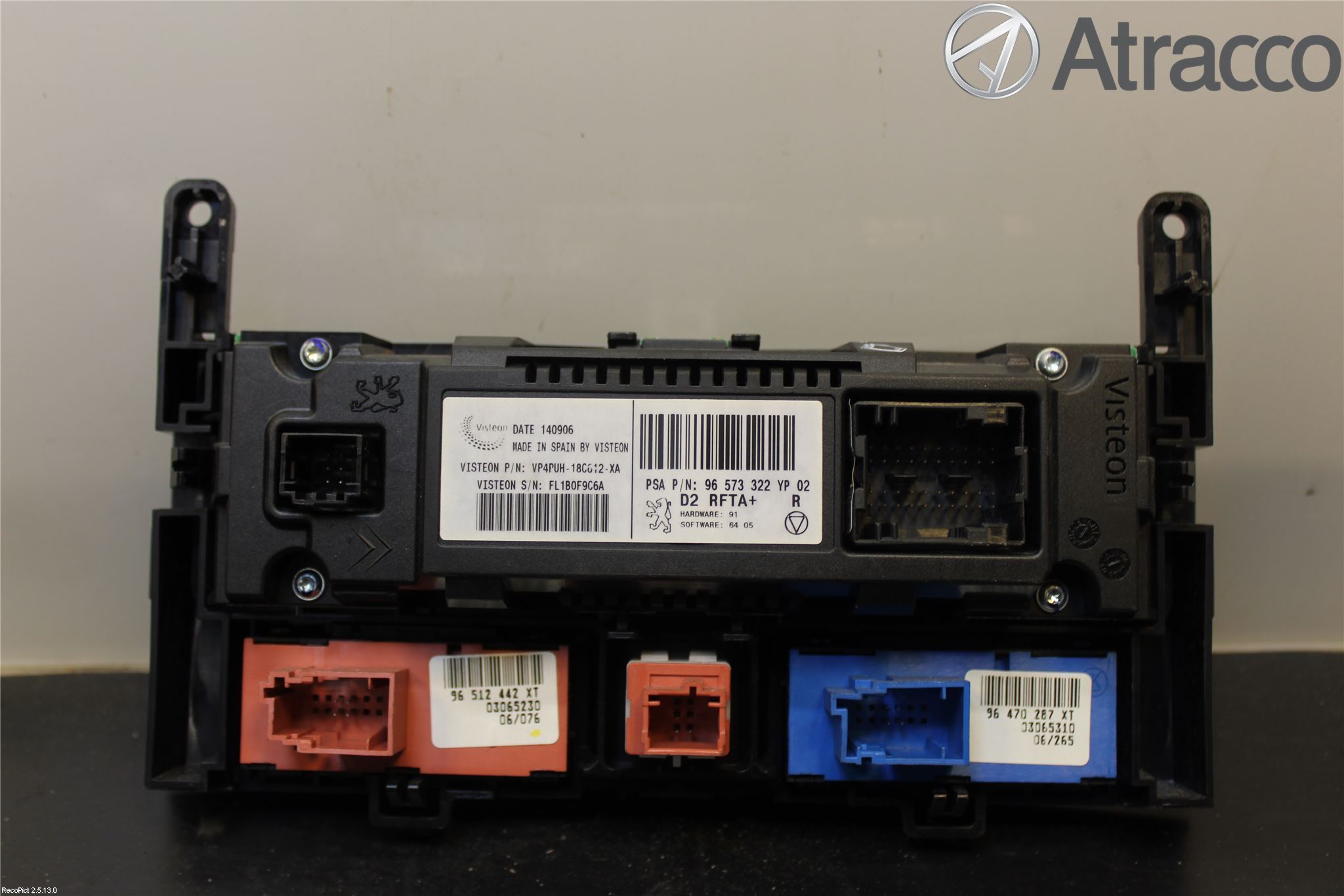 Peugeot 407 Ac Styrenhet Ac Manöveren