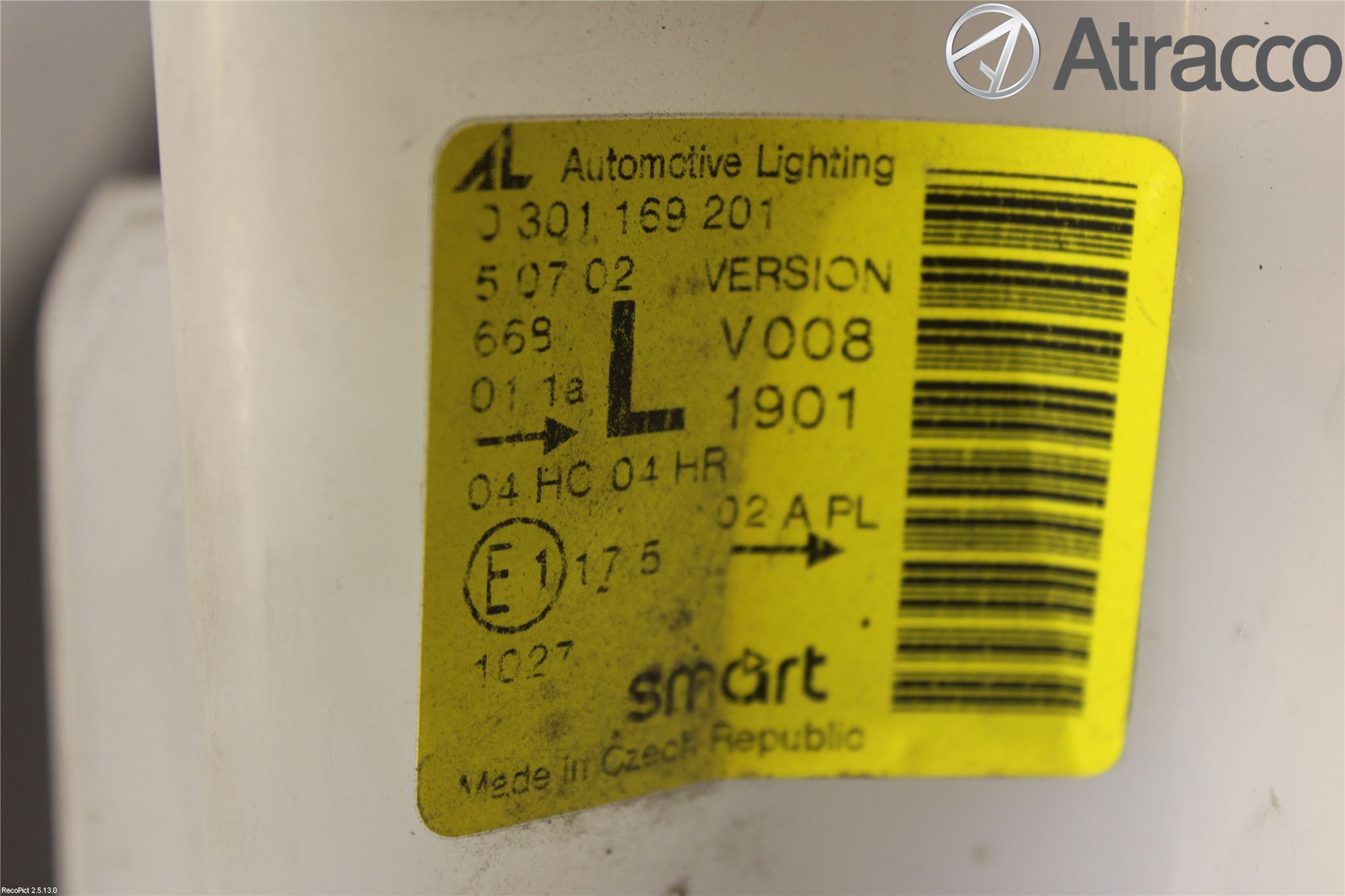 Smart FORTWO I 99-07 Strålkastare Vänster