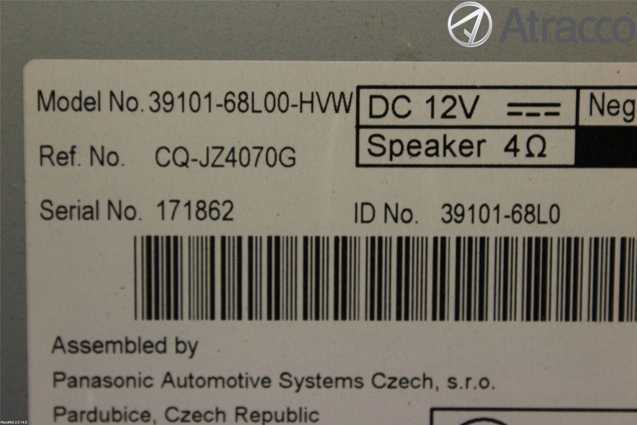 Suzuki SWIFT 11-16 Cd Radio - Multimediapanel