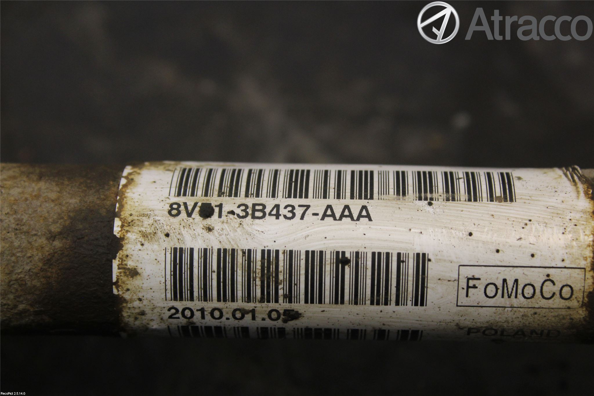 Ford FIESTA 09-12 Drivaxel Fram Vänster